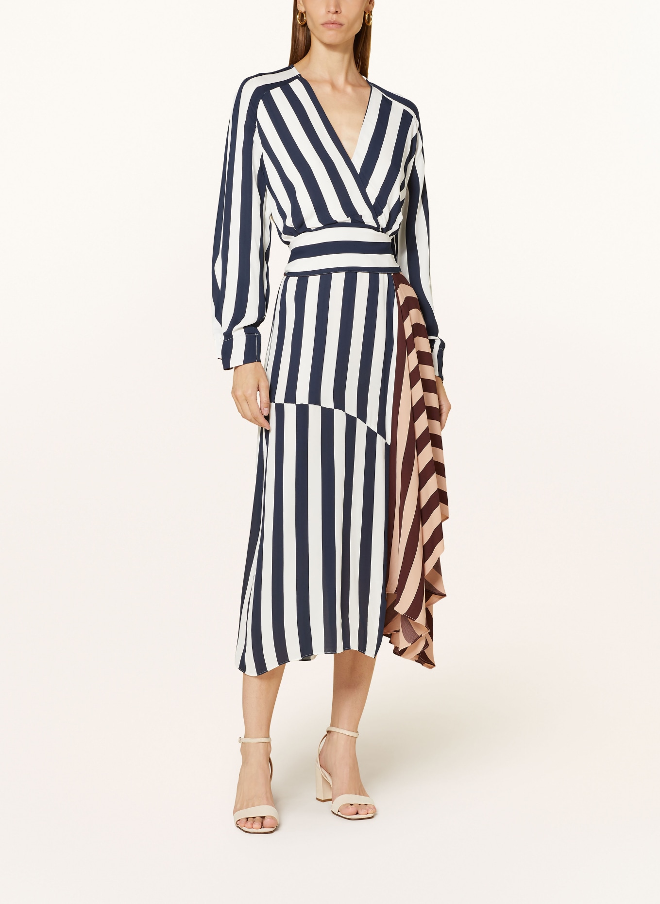 REISS Dress NOLA in dark blue white rose