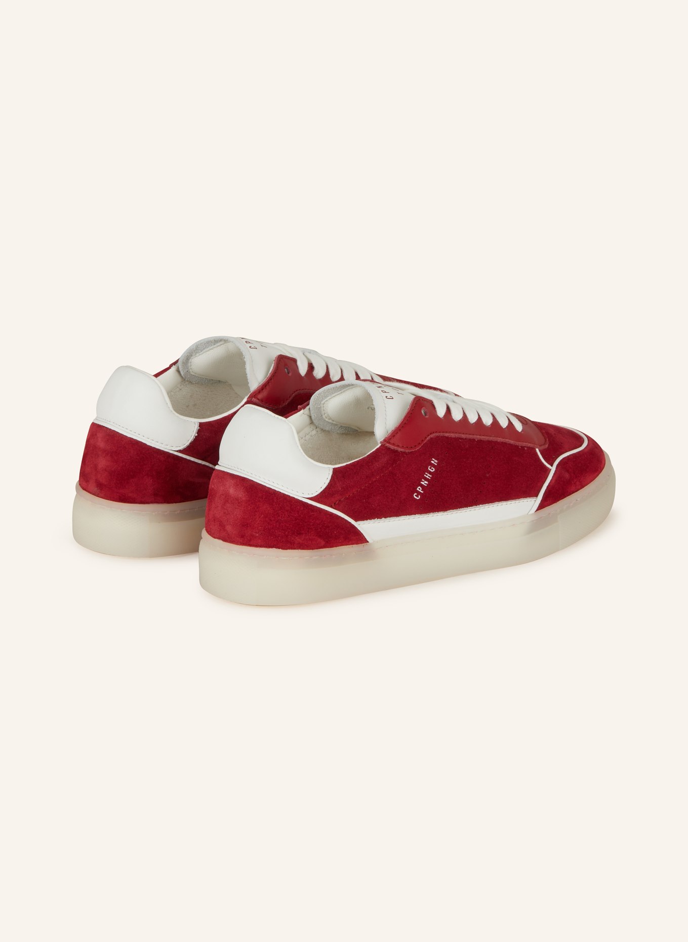 COPENHAGEN Sneaker CPH253: DUNKELROT/ WEISS