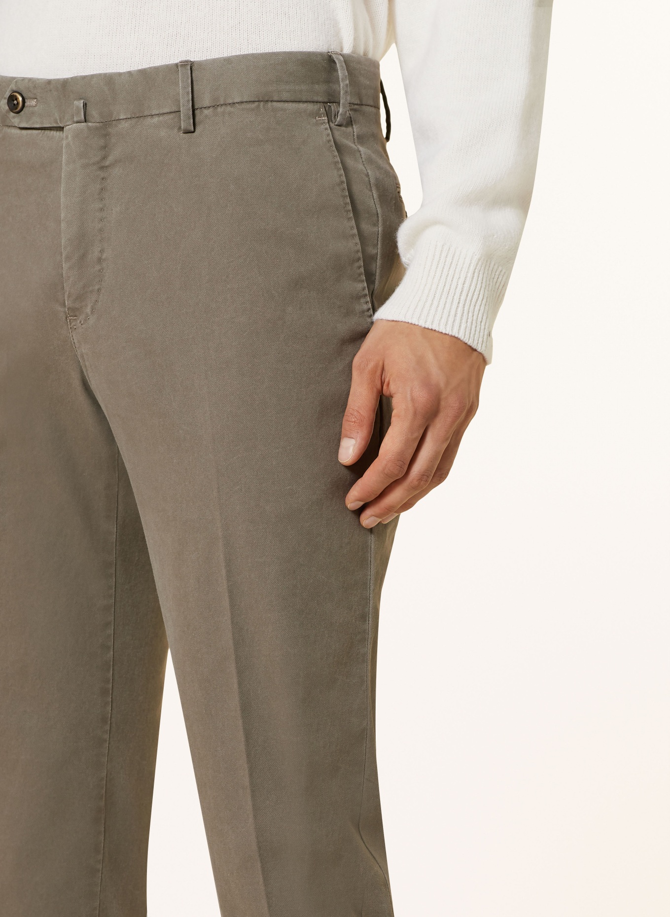 PT TORINO Chinos slim fit, Color: TAUPE (Image 5)