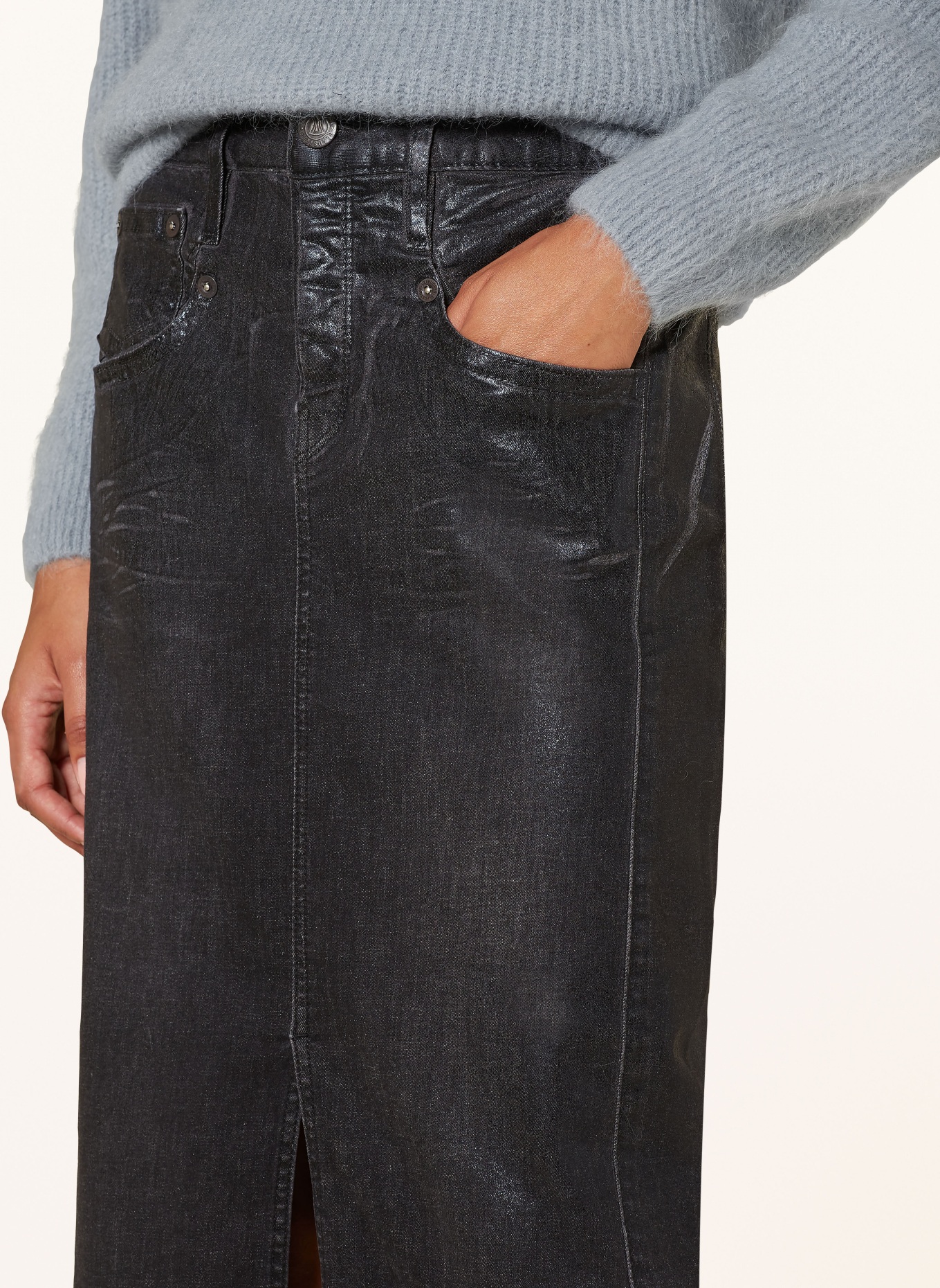 Herrlicher Denim skirt SHYRA, Color: 981 Denim black (Image 4)