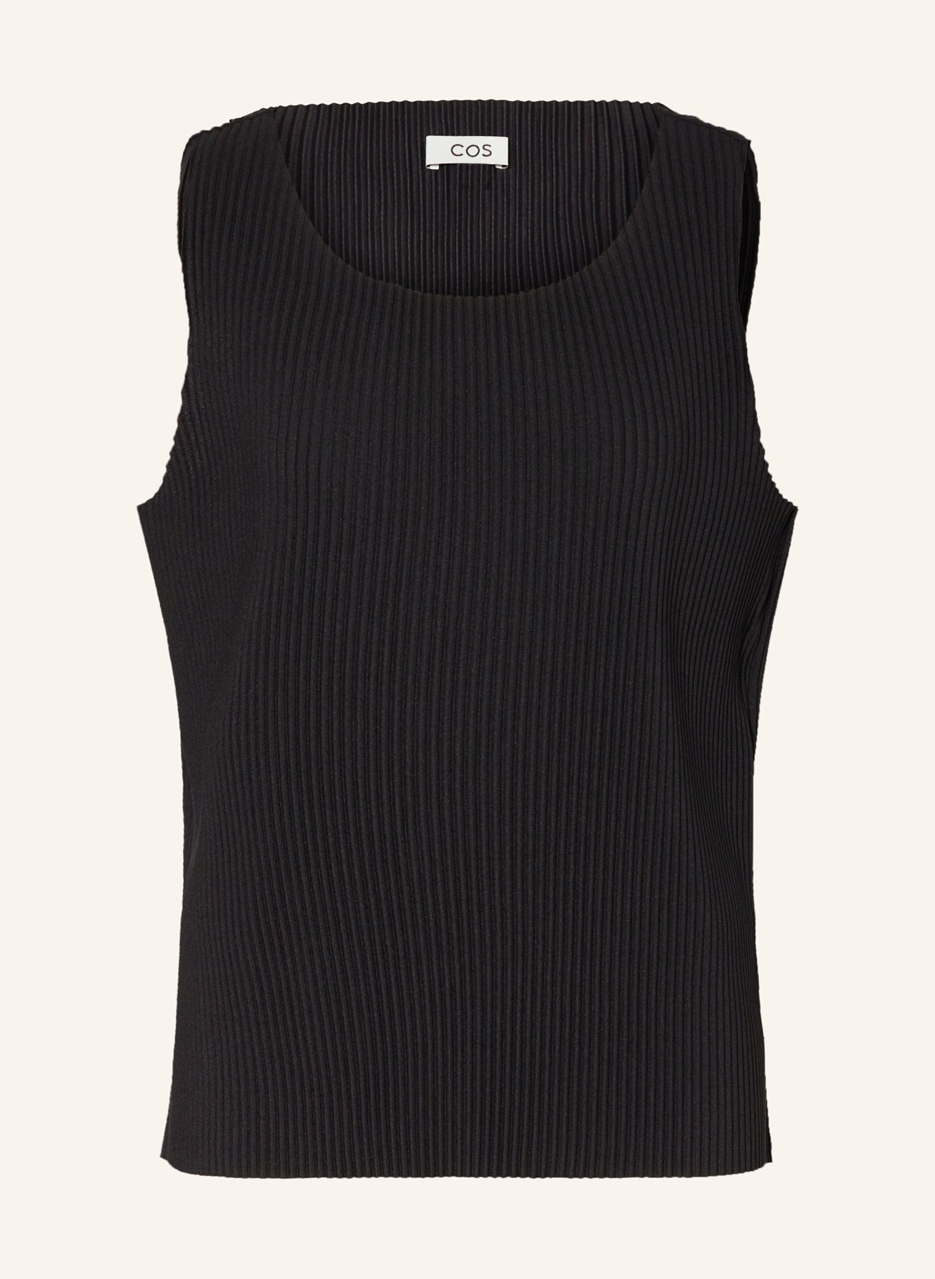 COS Pleated top, Color: BLACK (Image 1)