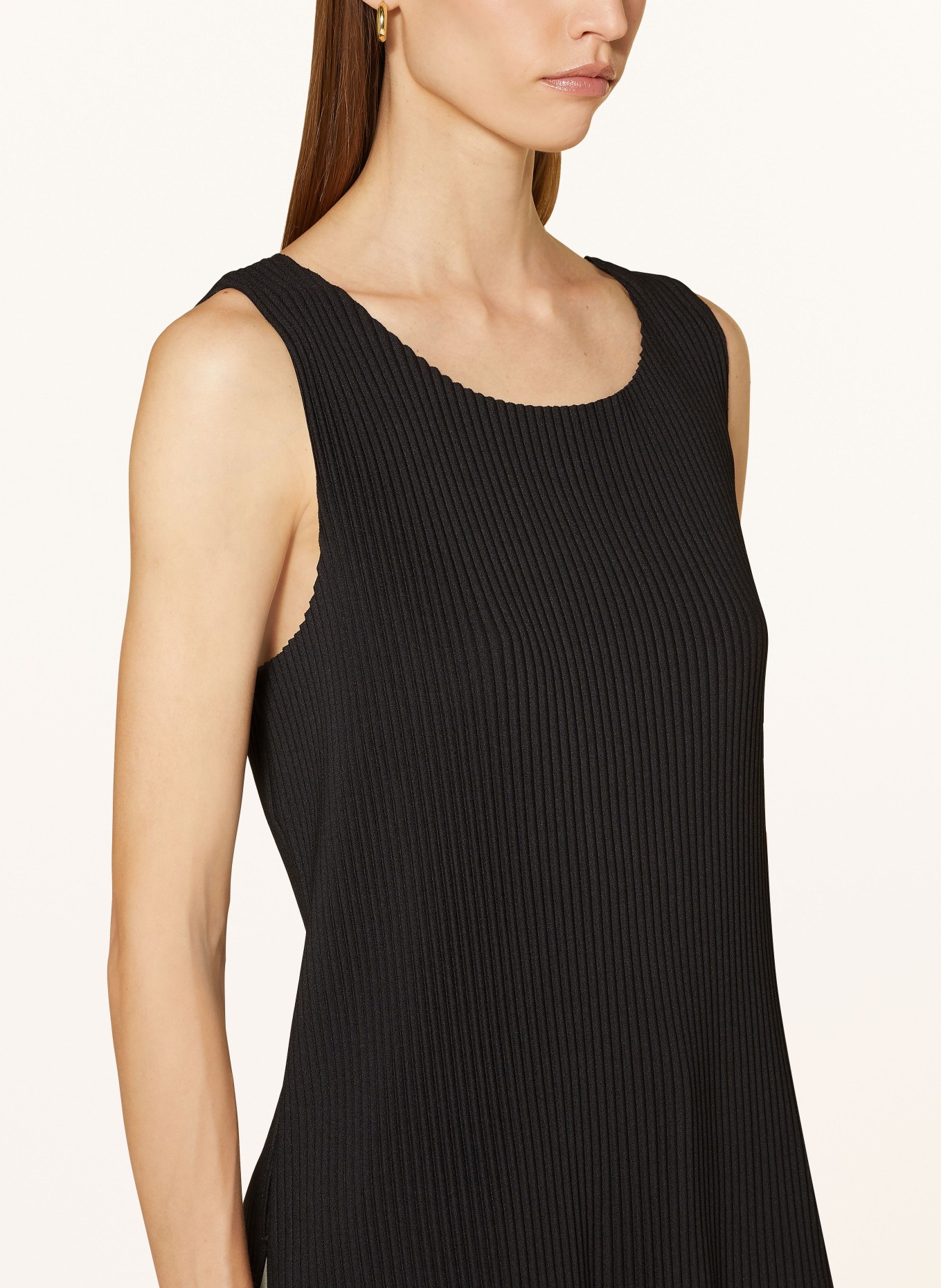 COS Pleated top, Color: BLACK (Image 4)