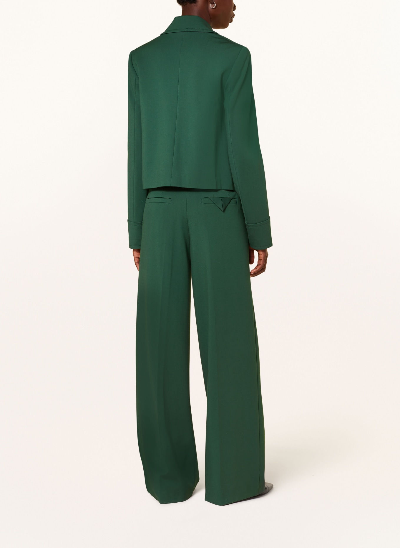 DOROTHEE SCHUMACHER EMOTIONAL ESSENCE jersey blazer: GREEN