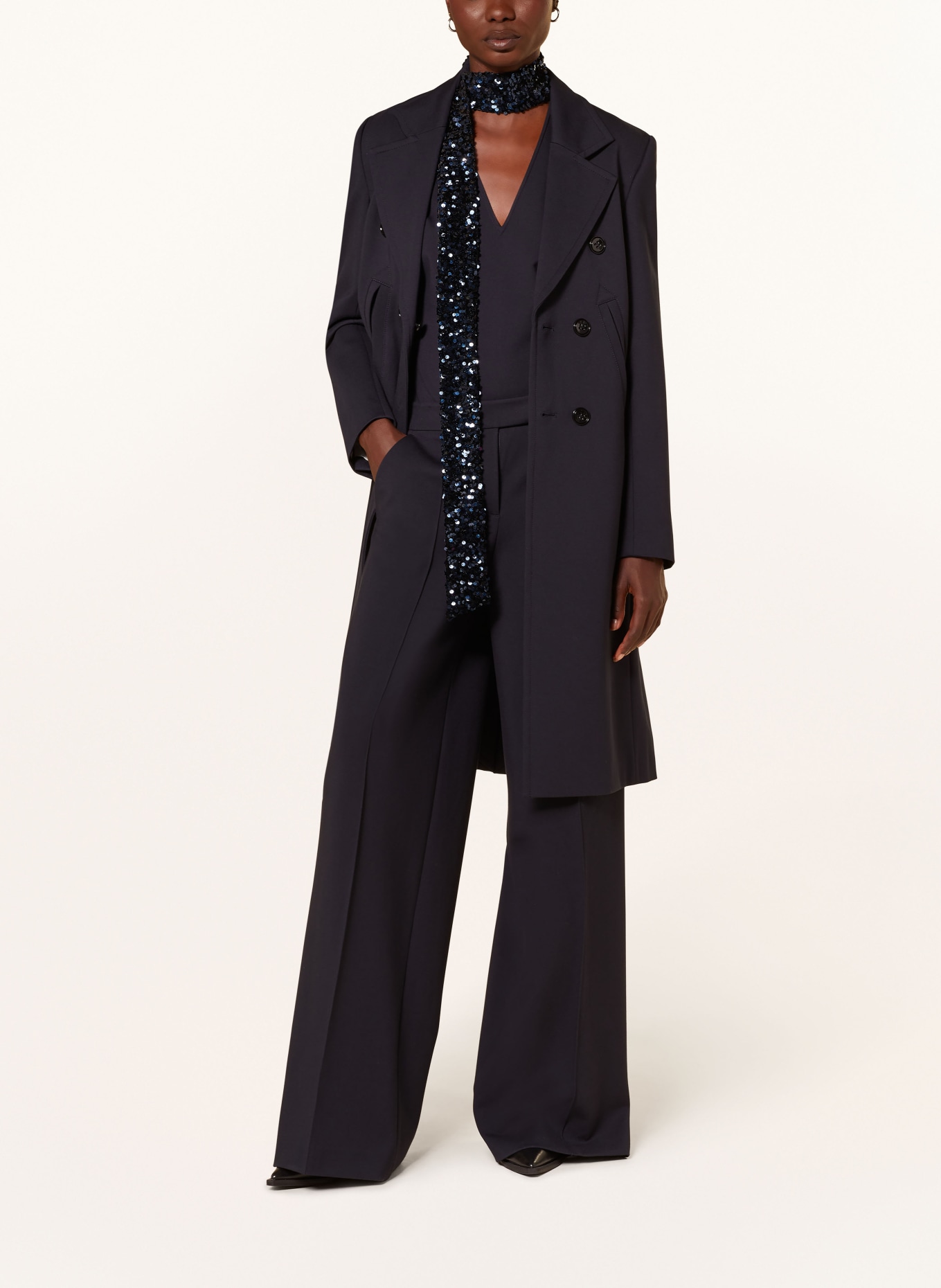DOROTHEE SCHUMACHER Jerseymantel: DUNKELBLAU