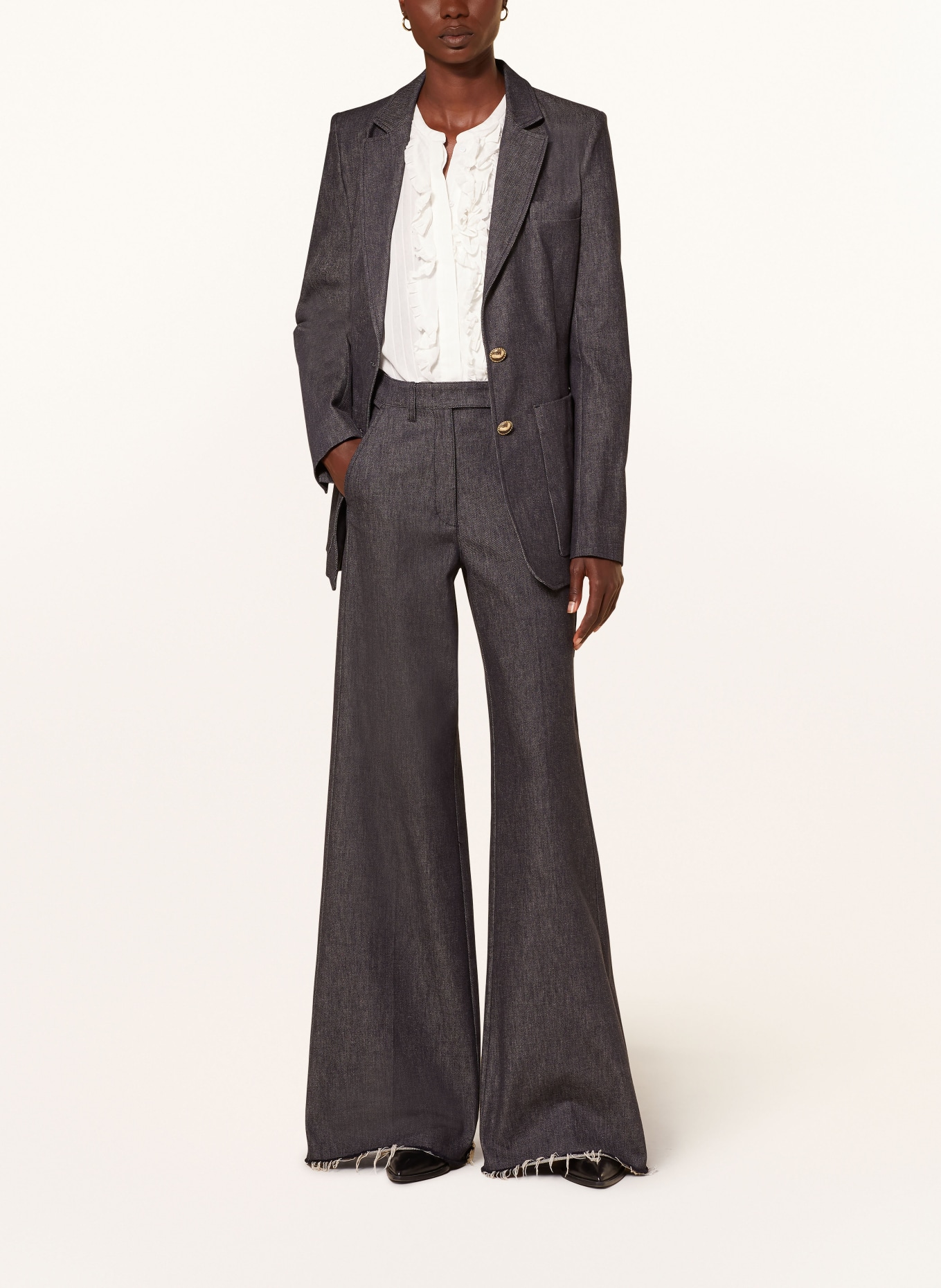 DOROTHEE SCHUMACHER Jeansy flare: 897 blue denim