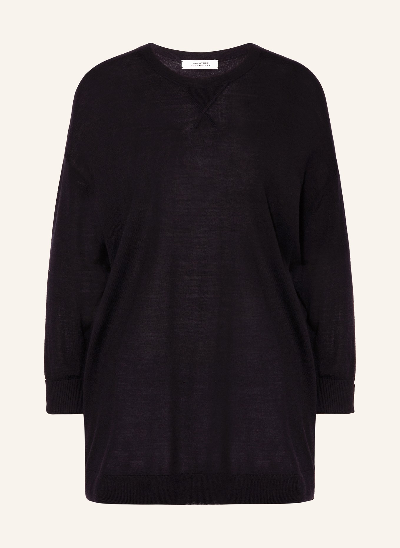 DOROTHEE SCHUMACHER MERINO MIX & MATCH sweater: DARK BLUE