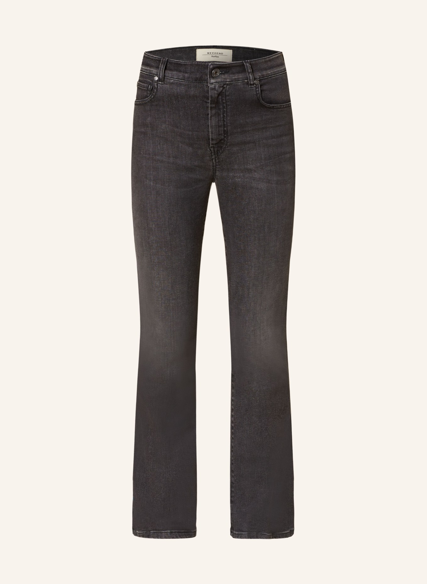 WEEKEND Max Mara Bootcut jeans RAPALLO, Color: 019 BLACK (Image 1)