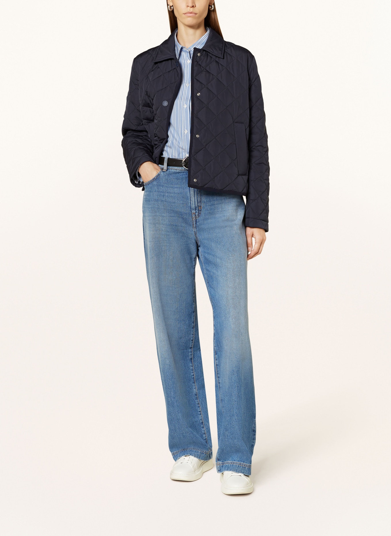 WEEKEND MAX MARA レディース ジャンパー VADIER 016 2515481021 WEEKEND Max Mara VADIER quilted jacket in dark blue