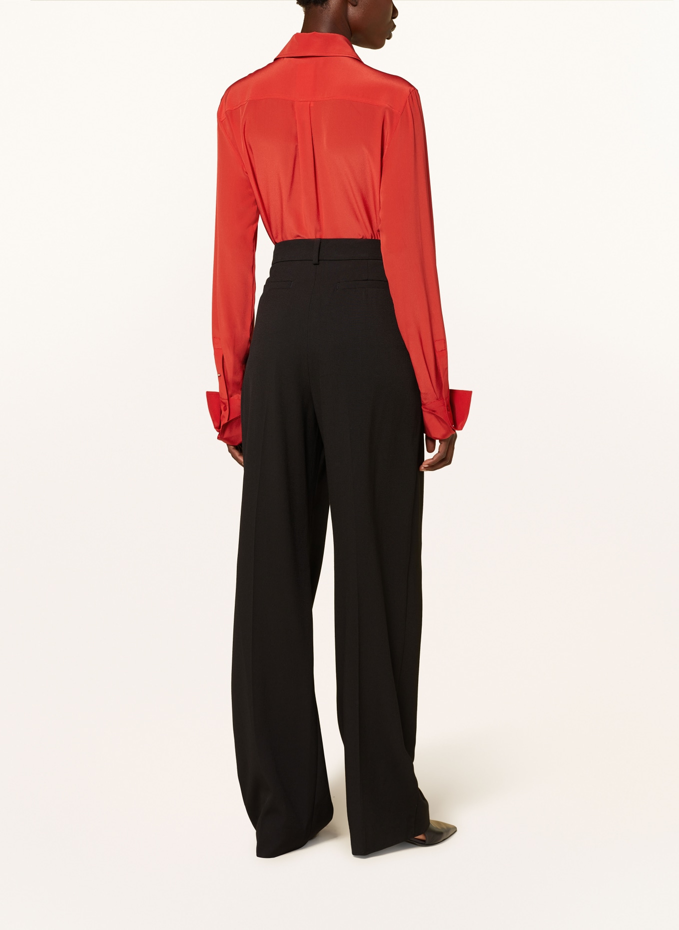 SPORTMAX Hemdbluse GEMONA aus Seide: ROT