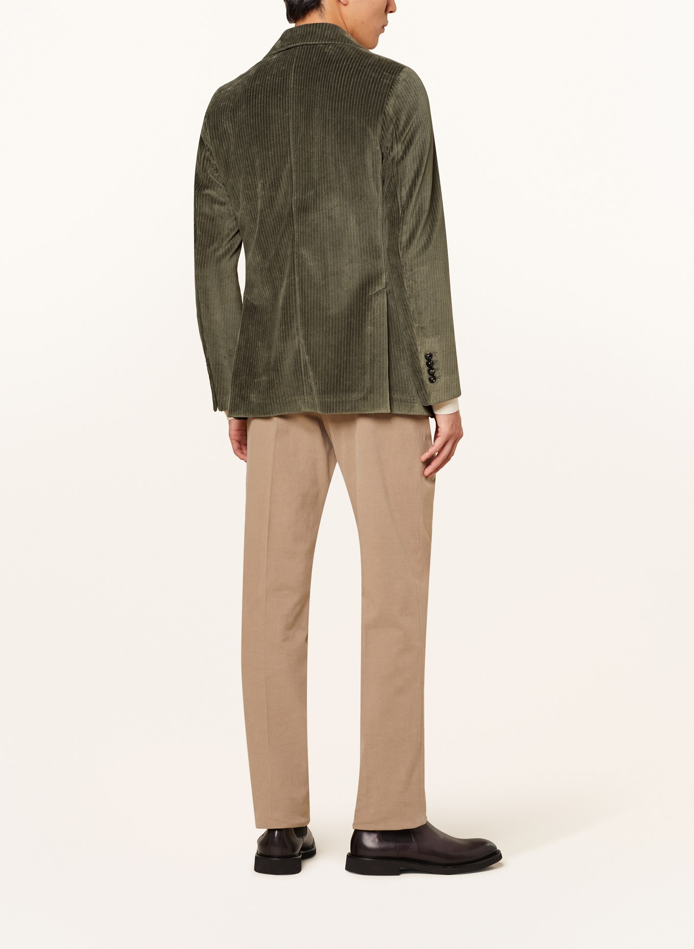 CIRCOLO 1901 Suit jacket slim fit in corduroy: DARK GREEN