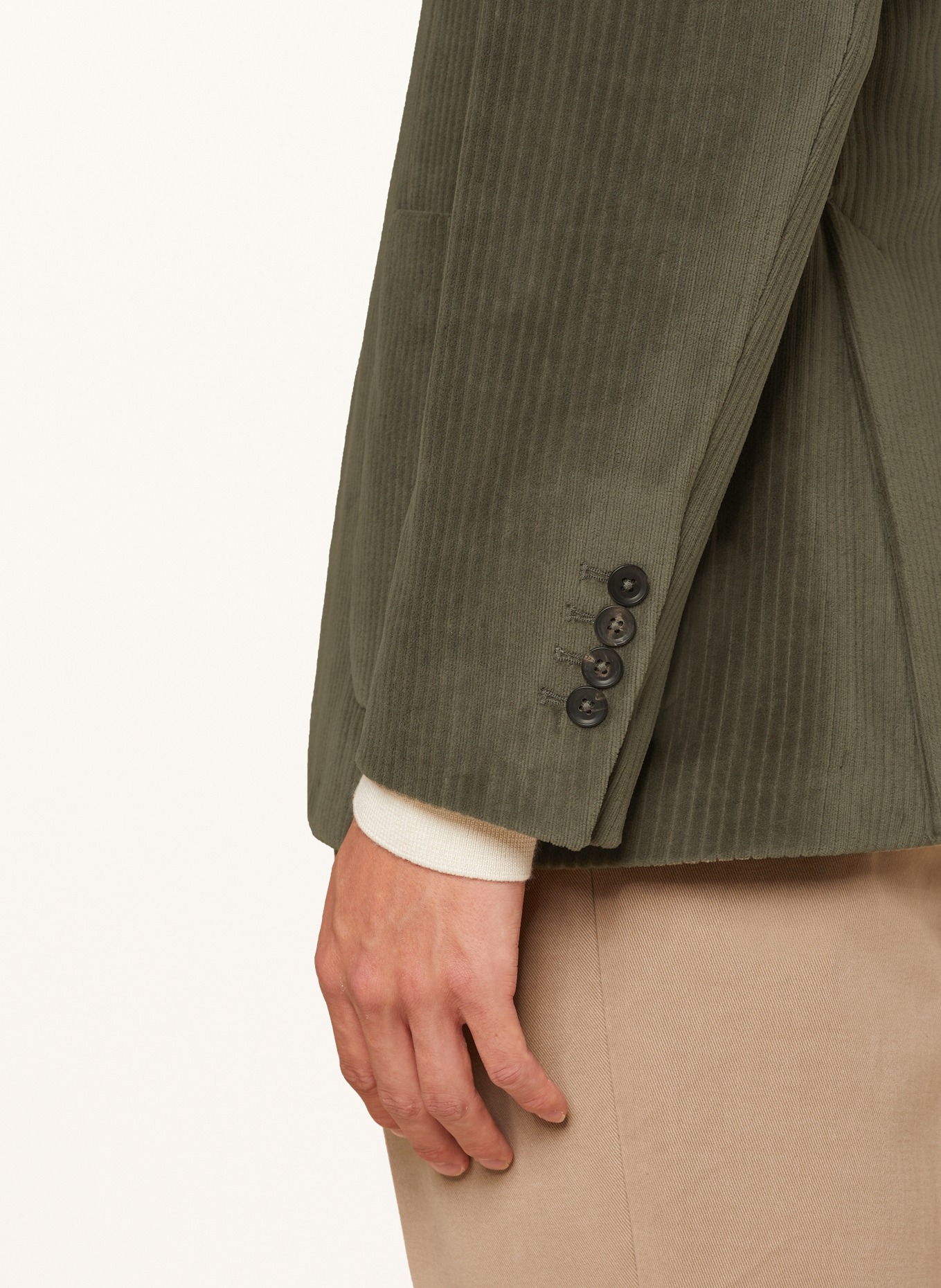 CIRCOLO 1901 Suit jacket slim fit in corduroy: DARK GREEN