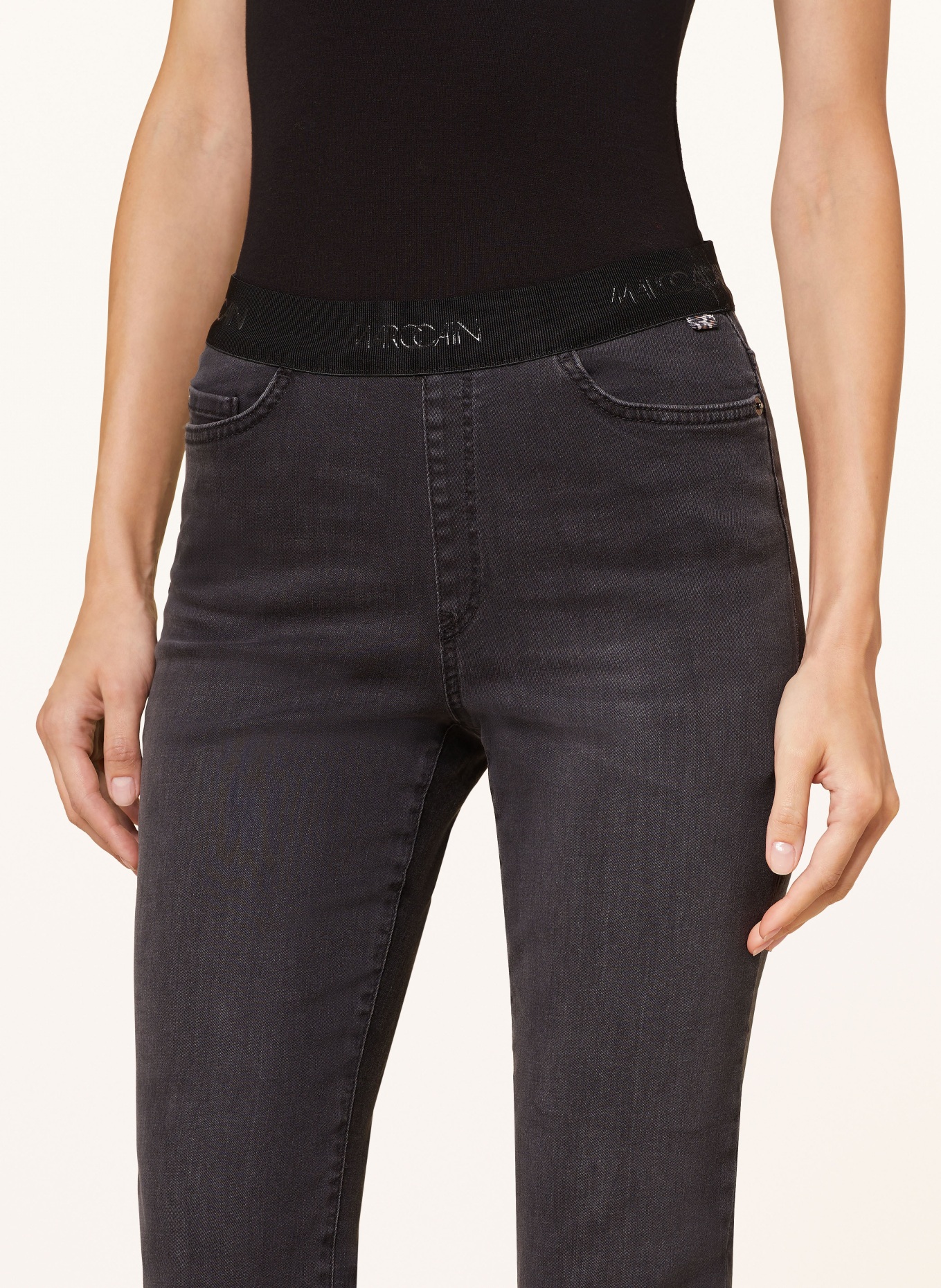 MARC CAIN Skinny Jeans SIENA, Farbe: 880 anthrazit (Bild 5)
