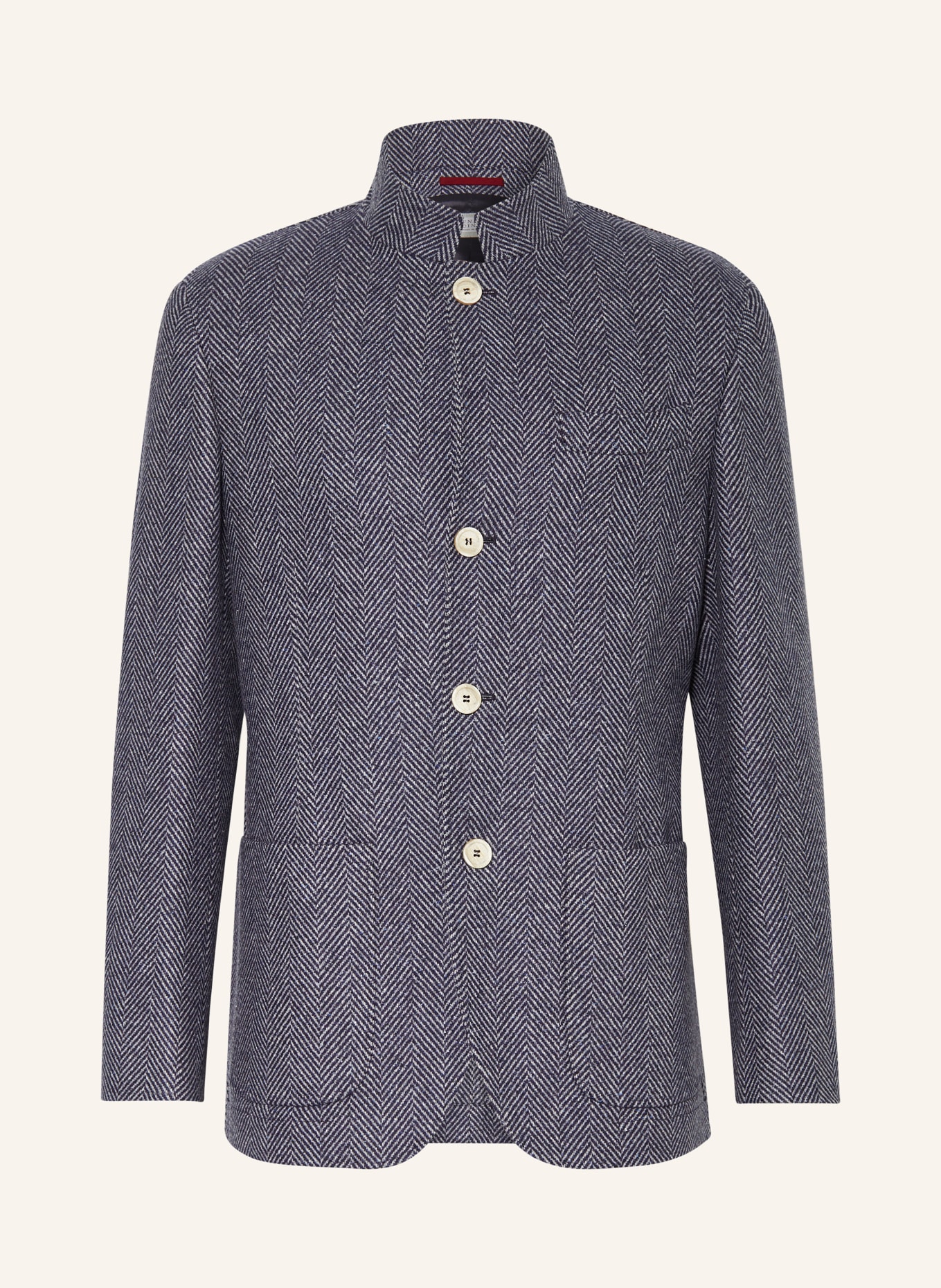 BRUNELLO CUCINELLI Marynarka regular fit, Kolor: NIEBIESKI/ SZARY (Obrazek 1)