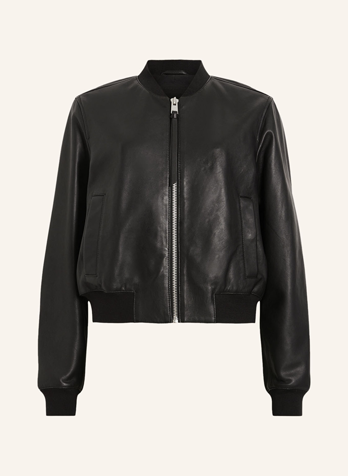 ALLSAINTS Lederblouson ORTEN, Farbe: SCHWARZ (Bild 1)