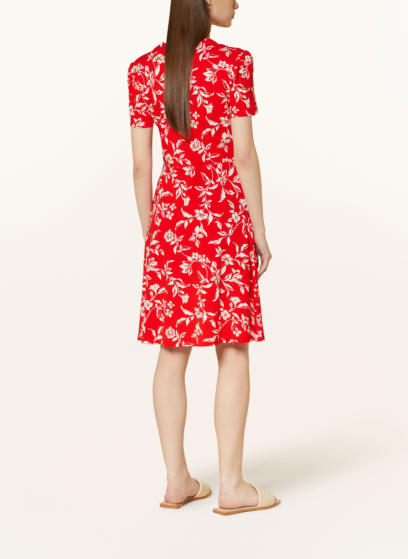 HOBBS Jersey dress LYDIA in red white