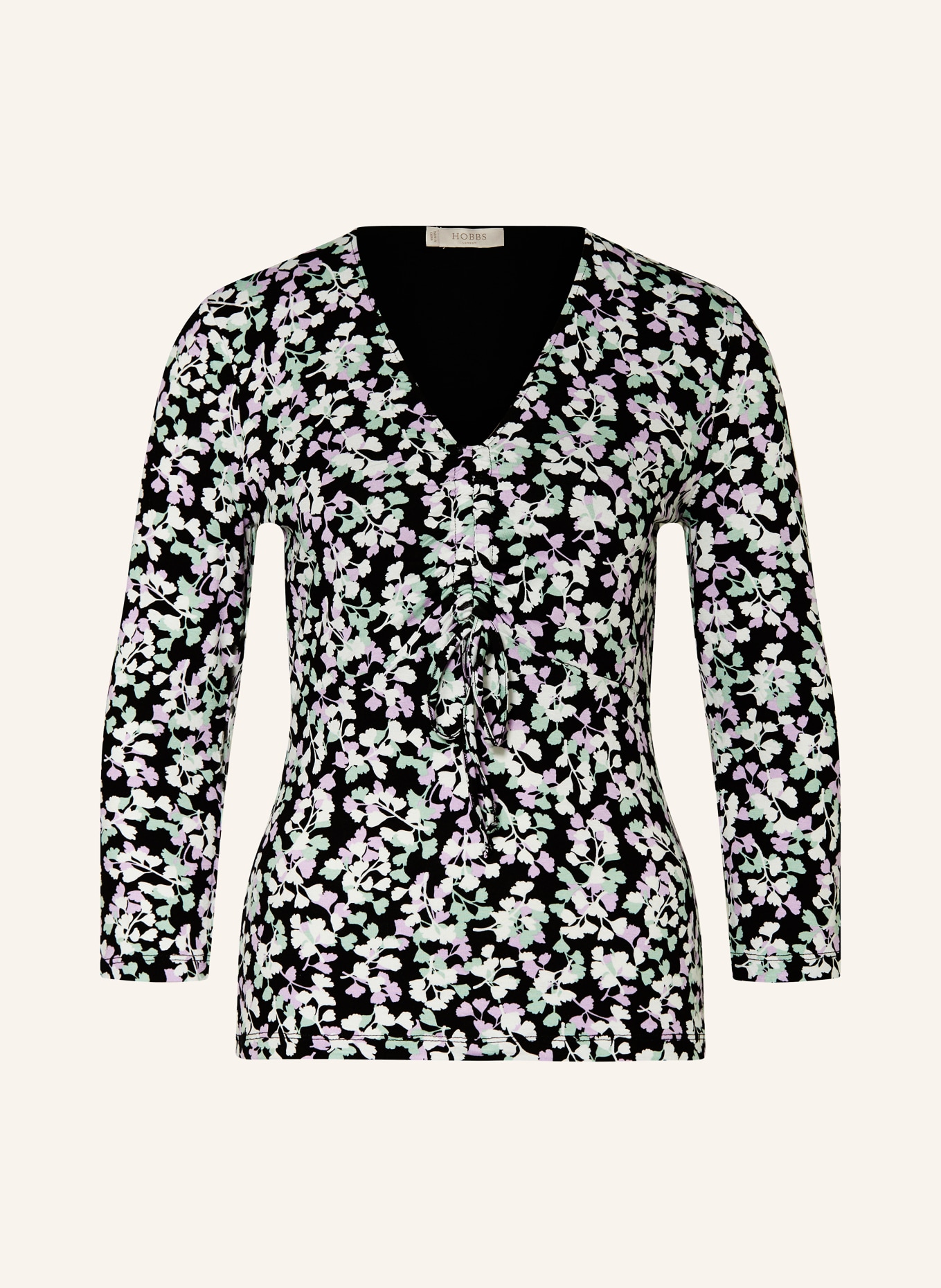 HOBBS Koszulka SIMMY z rękawem 3/4, Kolor: GRANATOWY/ MIĘTOWY/ JASNOFIOLETOWY (Obrazek 1)