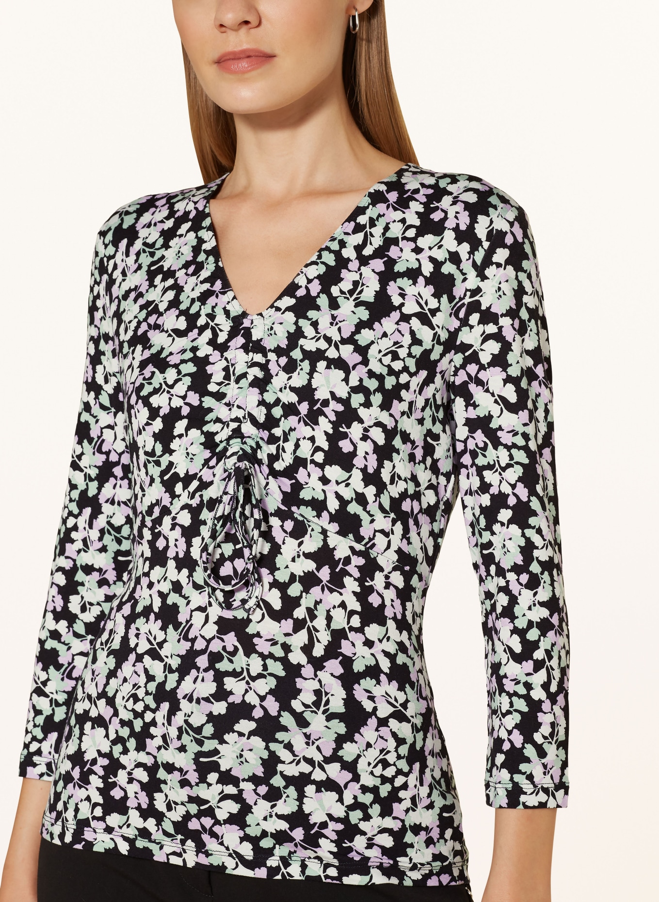 HOBBS Koszulka SIMMY z rękawem 3/4, Kolor: GRANATOWY/ MIĘTOWY/ JASNOFIOLETOWY (Obrazek 4)