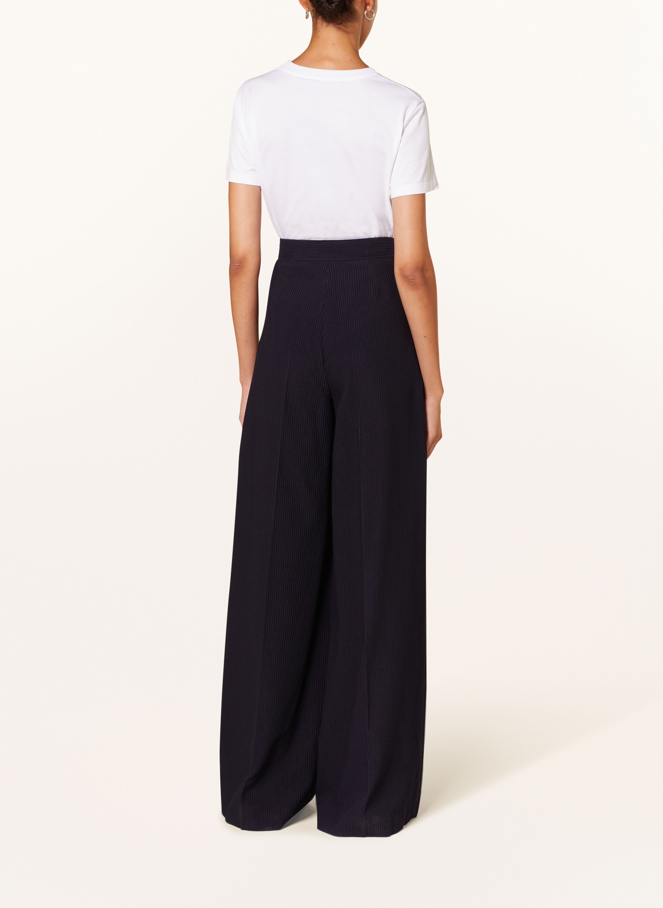 Max Mara T-Shirt ACACIA mit Schmucksteinen: WEISS (Bild 3)