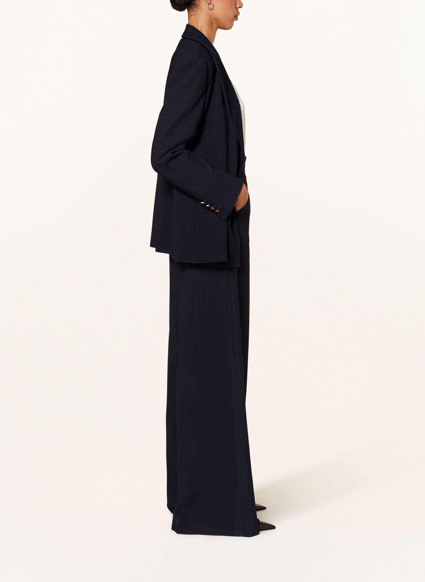 Max Mara Knitted trousers OSOL: DARK BLUE (Image 4)