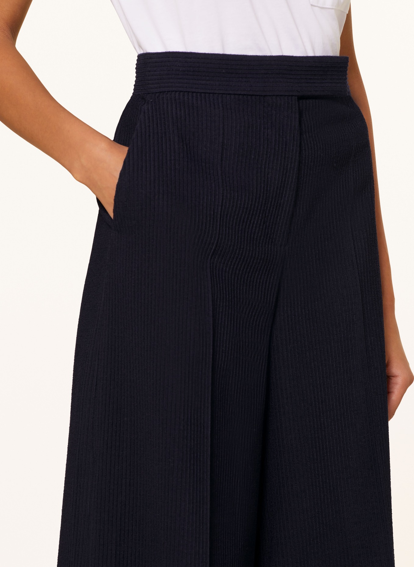 Max Mara Knitted trousers OSOL: DARK BLUE (Image 5)