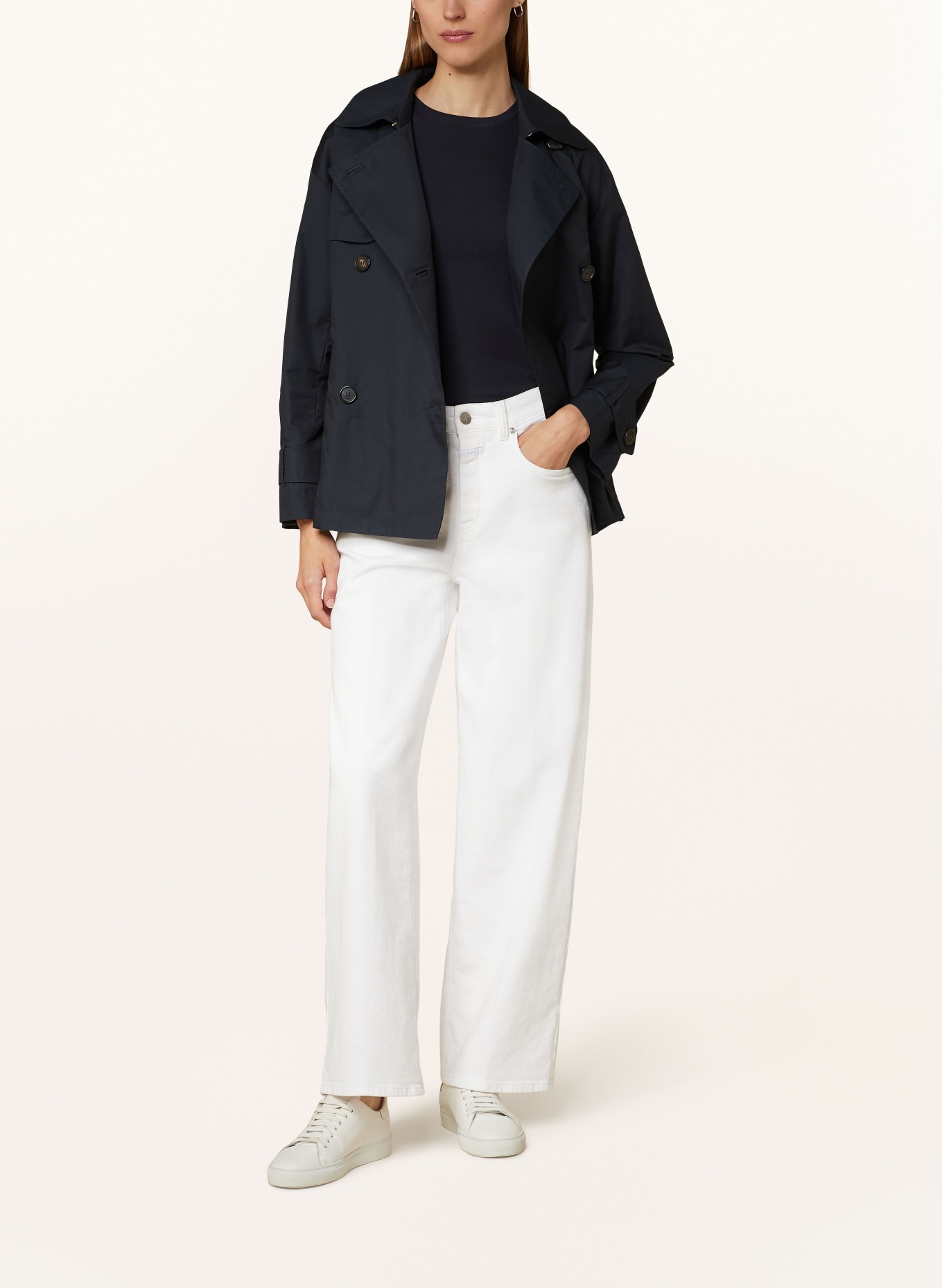 Max Mara The Cube Trenchcoat ZENO: DUNKELBLAU