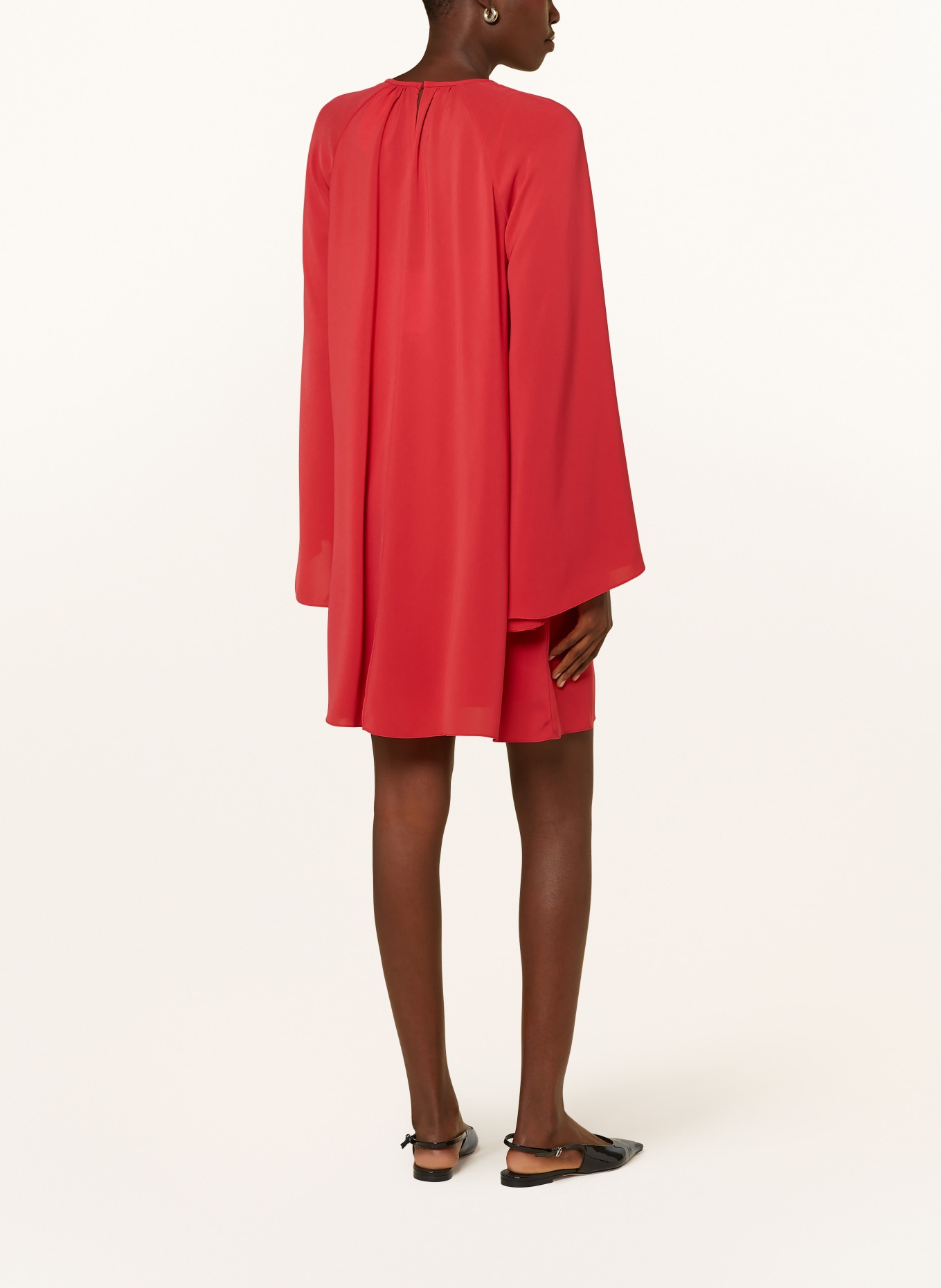 Max Mara STUDIO Dress MADIA with ruffles in red