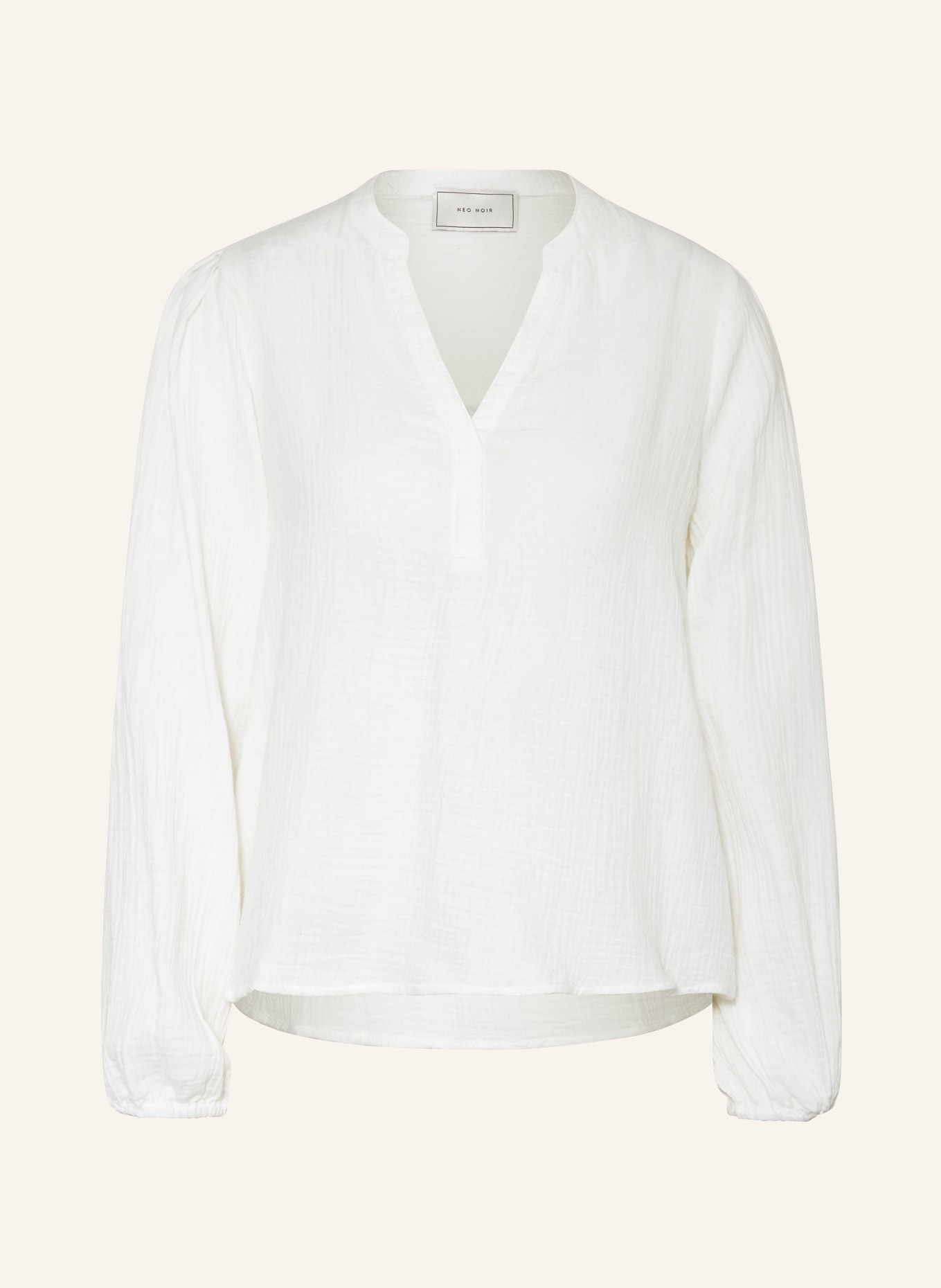 NEO NOIR Shirt blouse MIMMI made of muslin, Color: WHITE (Image 1)