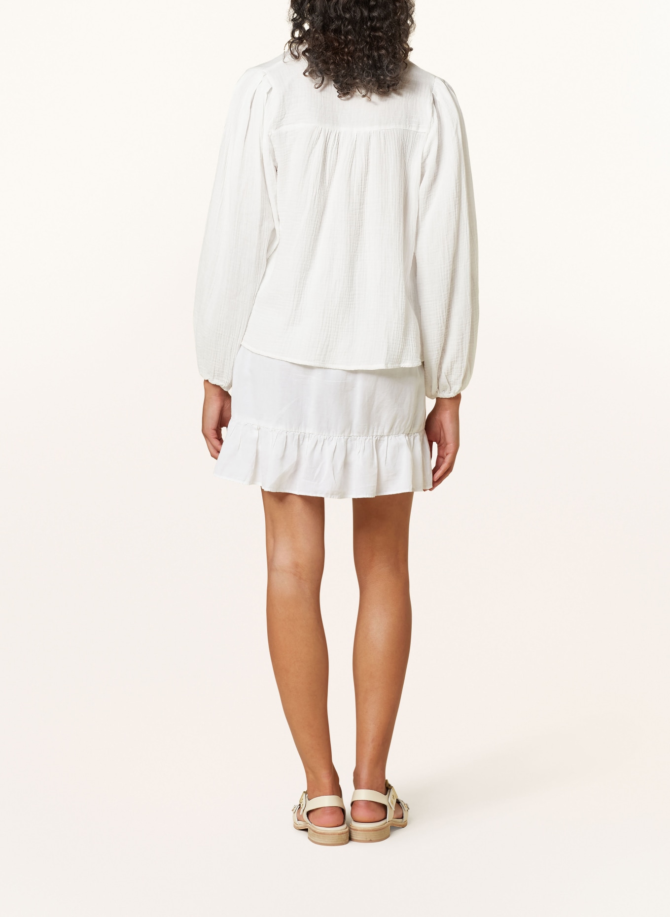 NEO NOIR Shirt blouse MIMMI made of muslin, Color: WHITE (Image 3)