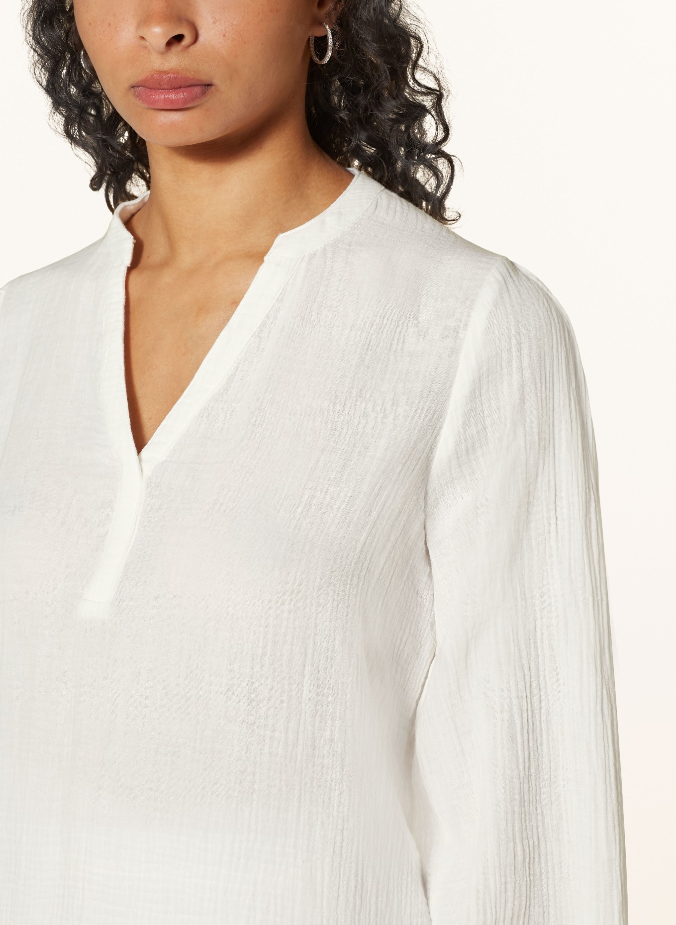 NEO NOIR Shirt blouse MIMMI made of muslin, Color: WHITE (Image 4)