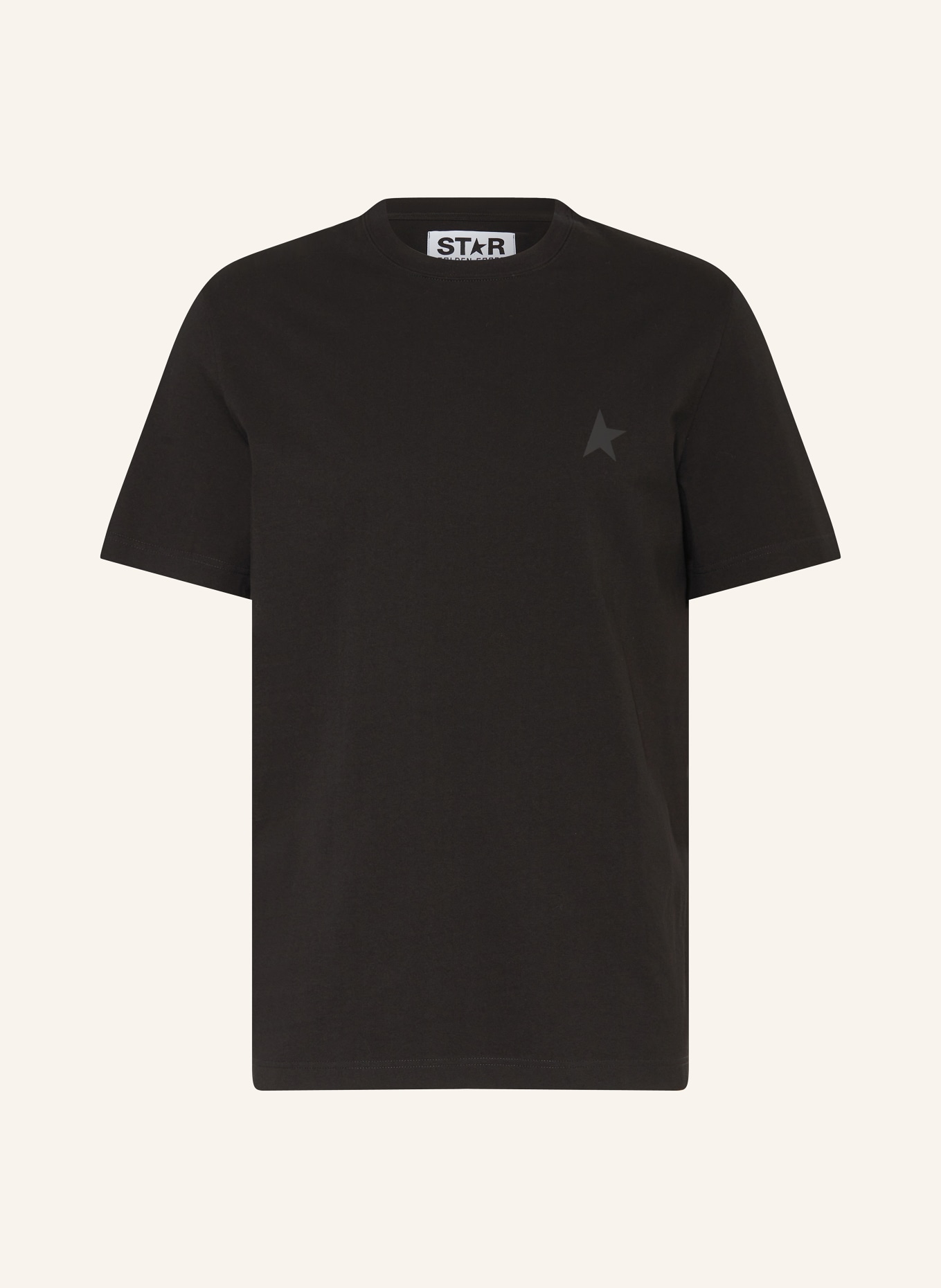 GOLDEN GOOSE T-Shirt STAR: SCHWARZ