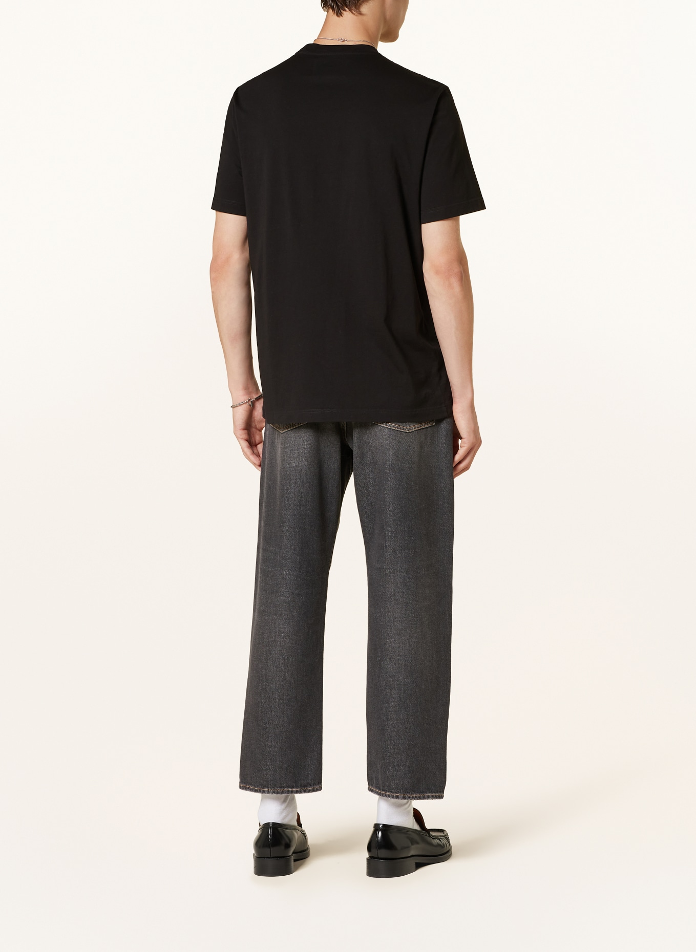 GOLDEN GOOSE T-Shirt STAR: SCHWARZ