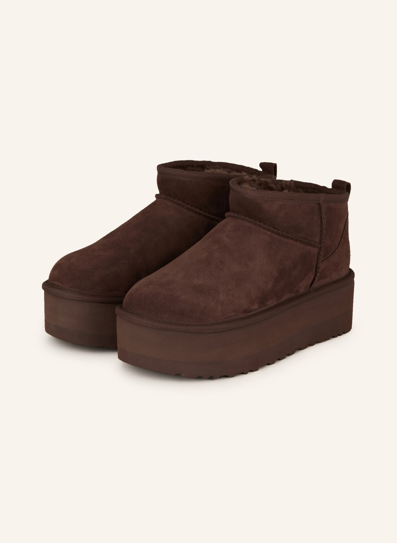 UGG Plateau-Boots CLASSIC ULTRA MINI PLATFORM: DUNKELBRAUN