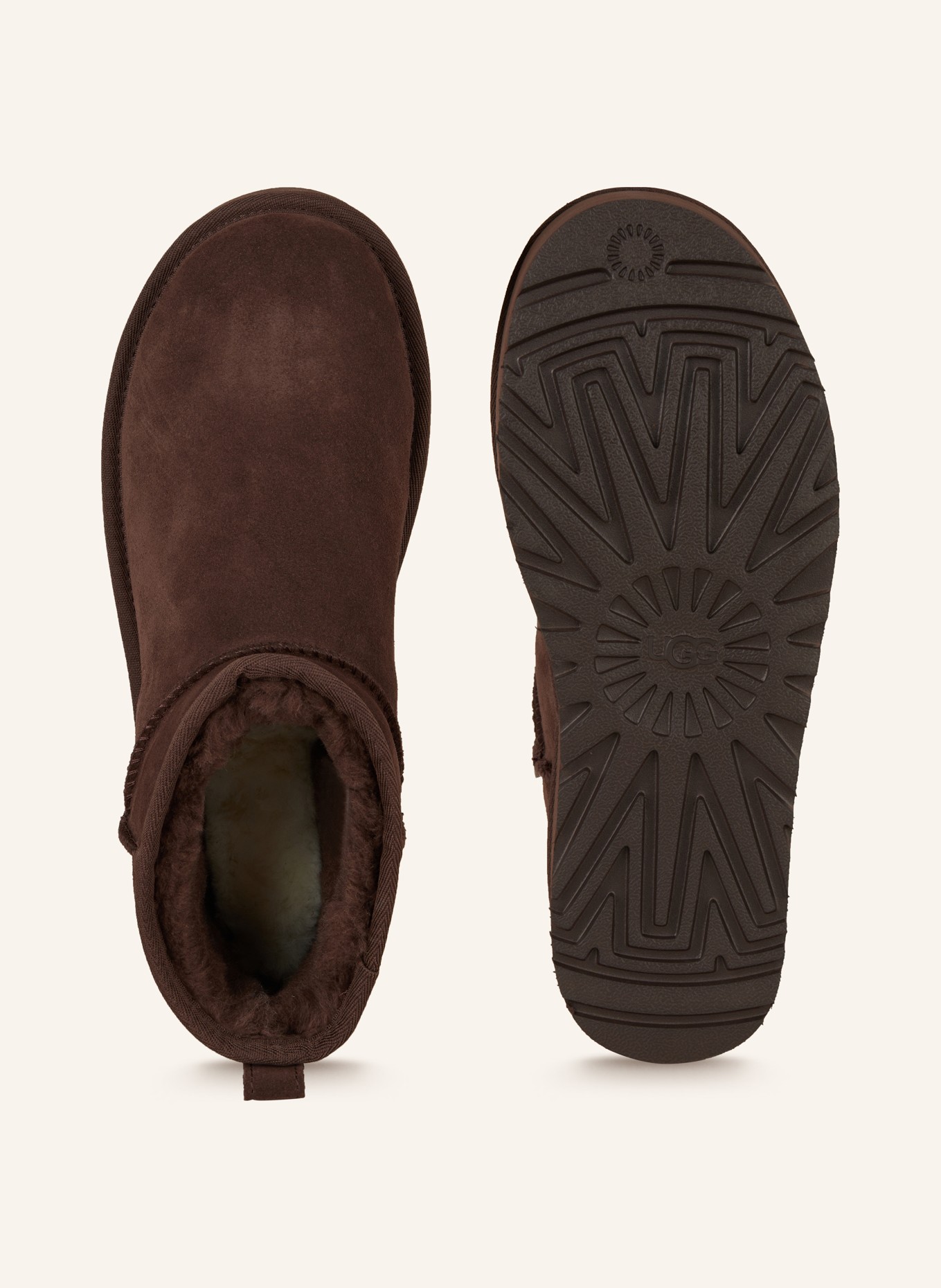 UGG Plateau-Boots CLASSIC ULTRA MINI PLATFORM: DUNKELBRAUN