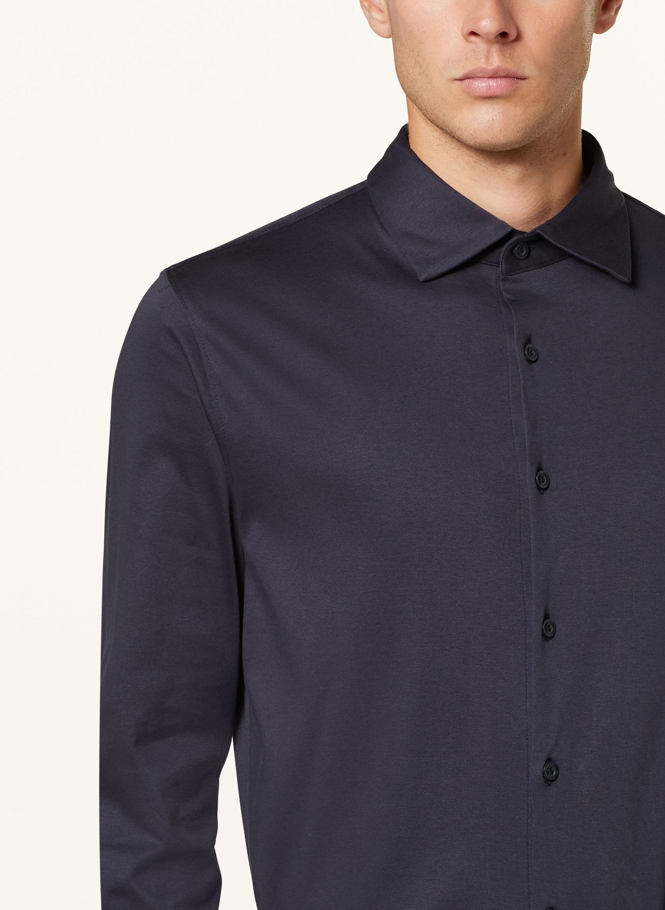 REISS Jersey shirt VISCOUNT regular fit, Color: DARK BLUE (Image 4)