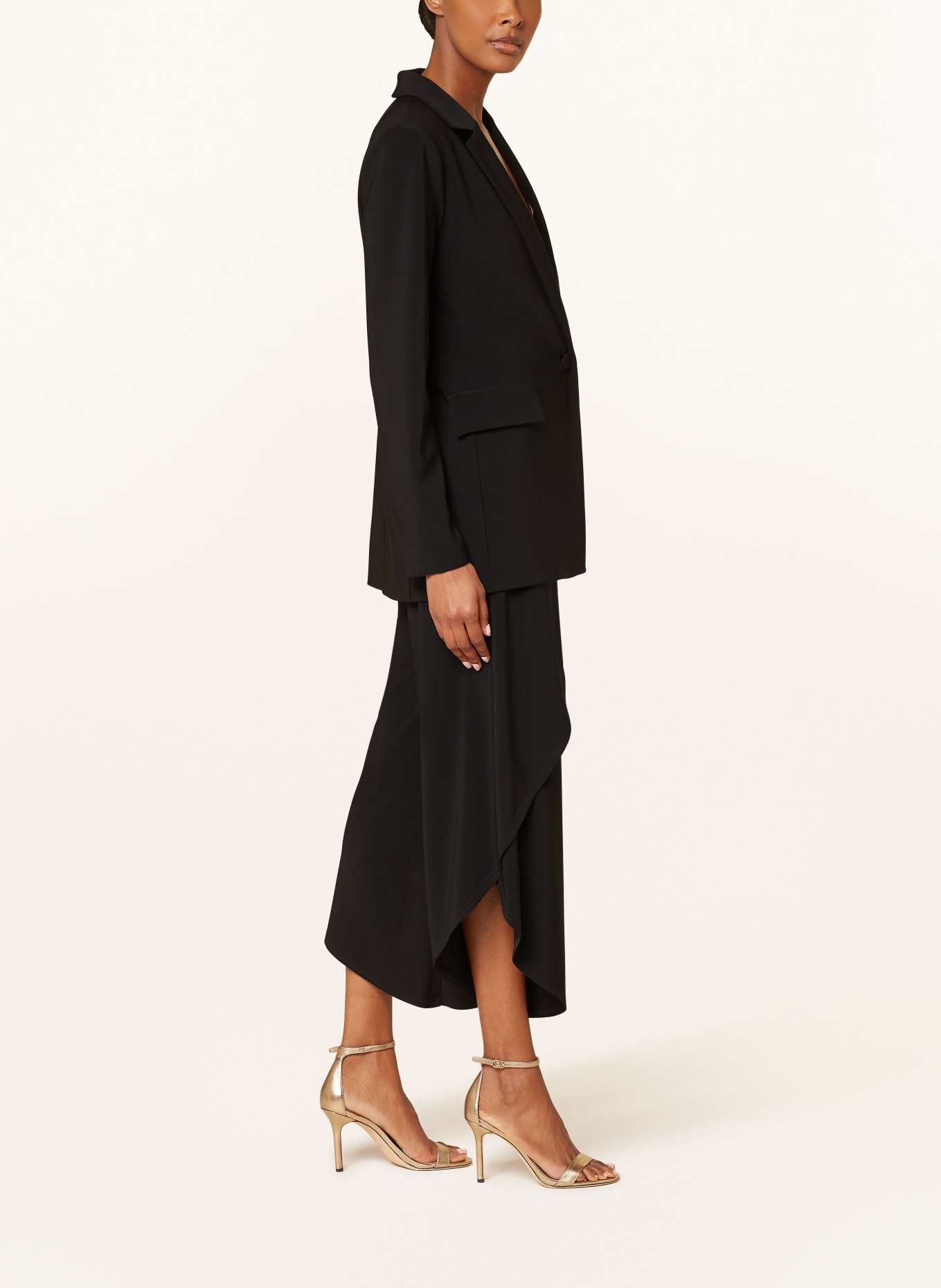 Joseph Ribkoff Culottes in wrap look, Color: BLACK (Image 4)