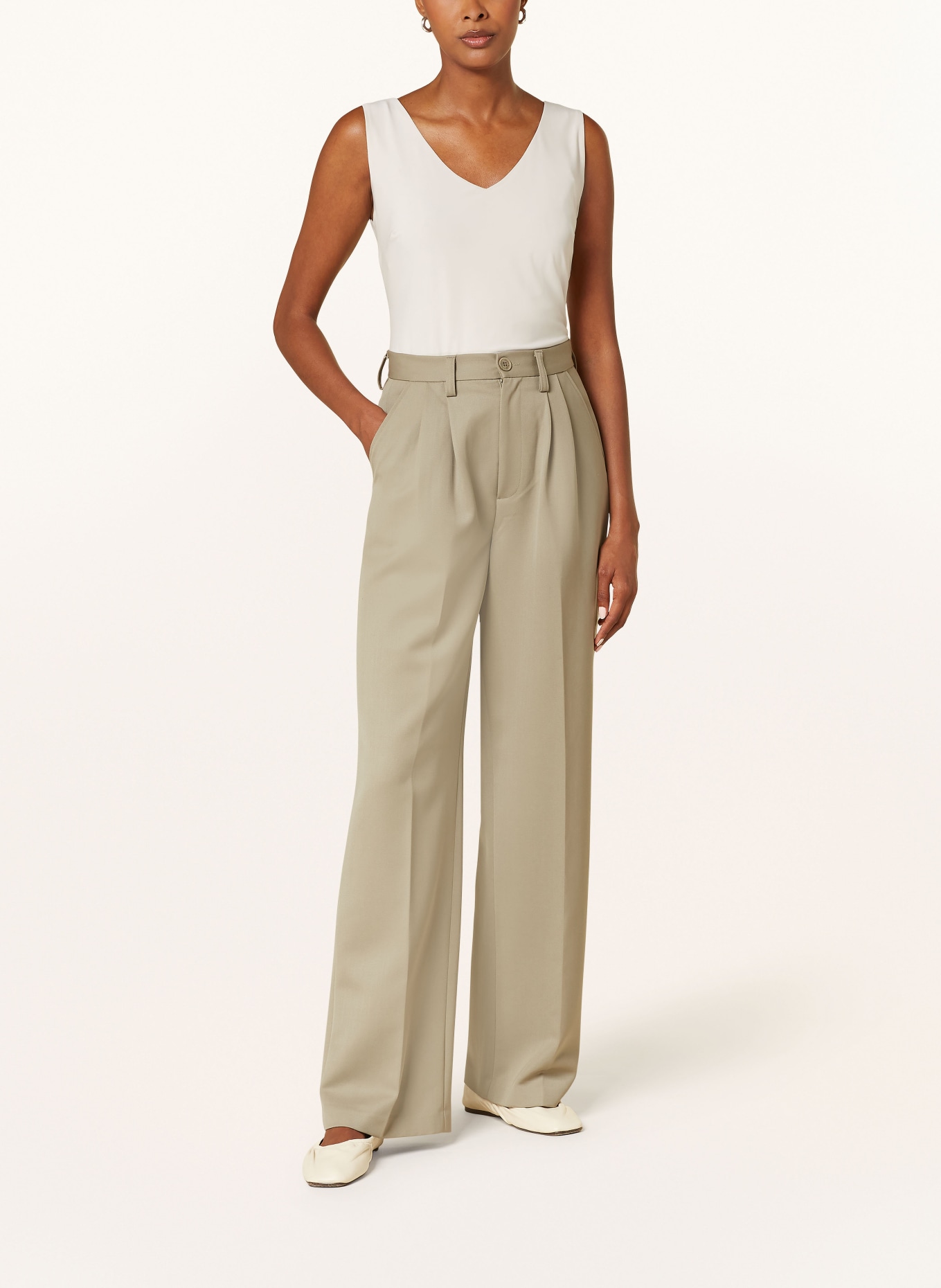 Joseph Ribkoff Top, Color: CREAM (Image 2)