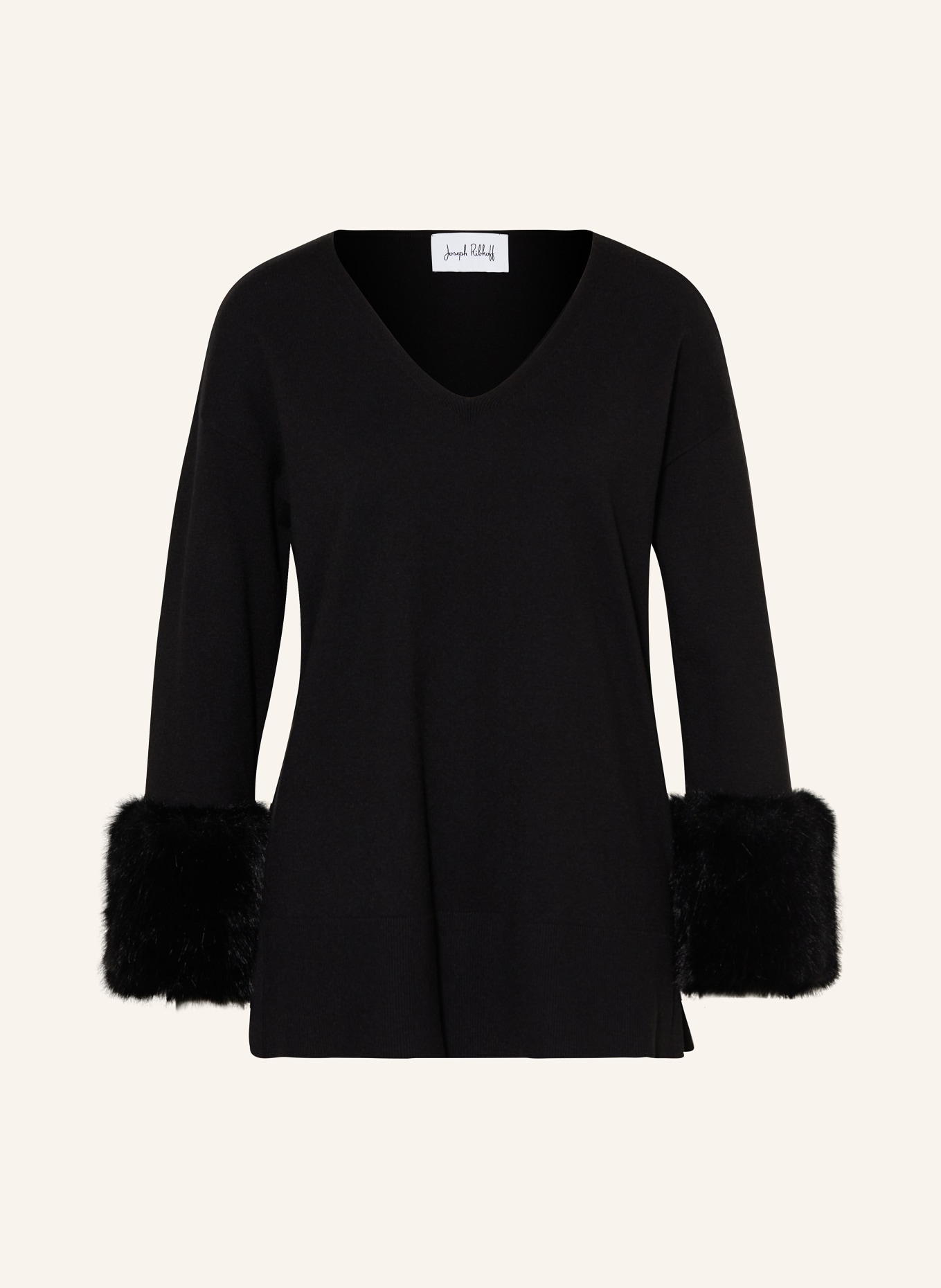 Joseph Ribkoff Sweater with faux fur