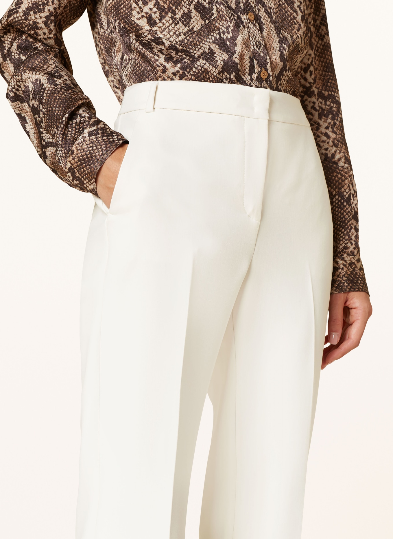 MAX & Co. Marlenehose REIMS: ECRU