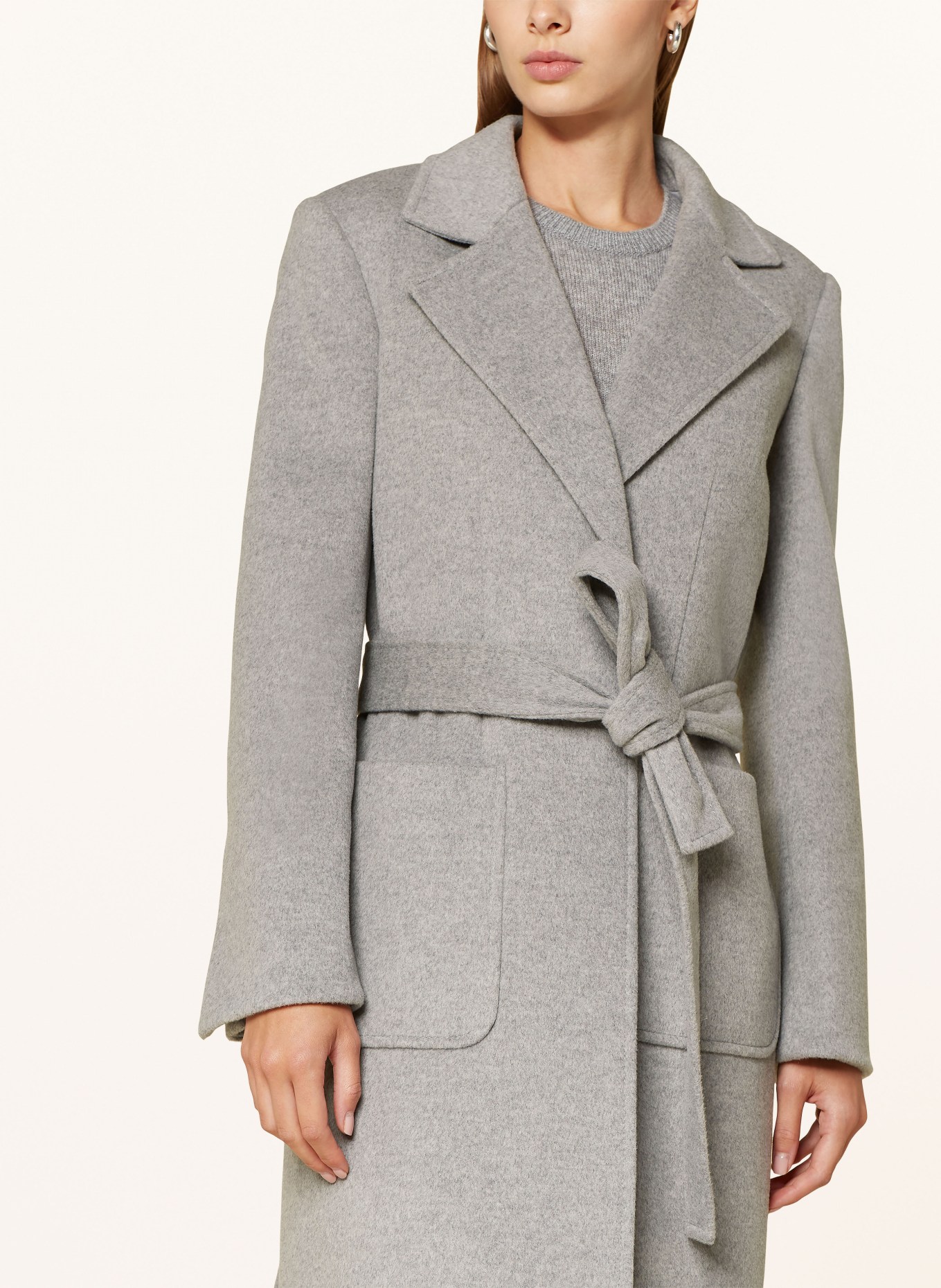 MAX & Co. Wool coat RUNAWAY in light gray MAX & Co. Wool coat RUNAWAY in light gray