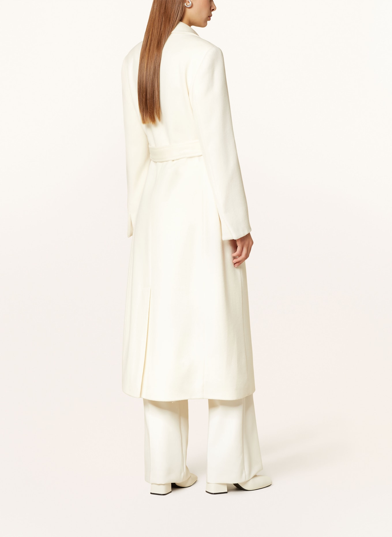 MAX & Co. Wollmantel PURELONG: ECRU