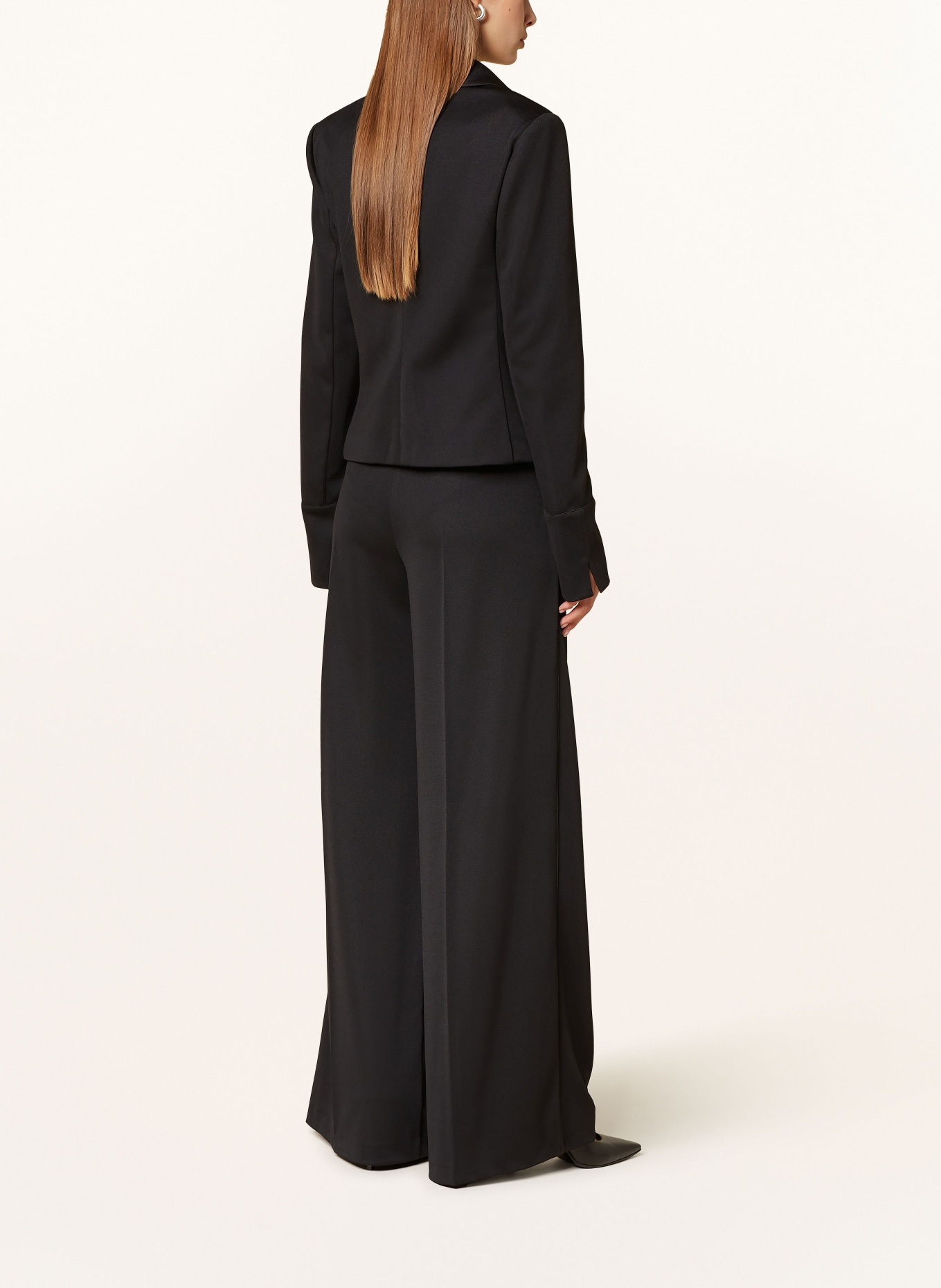 MAX & Co. Marlenehose IPPICA mit Galonstreifen: SCHWARZ