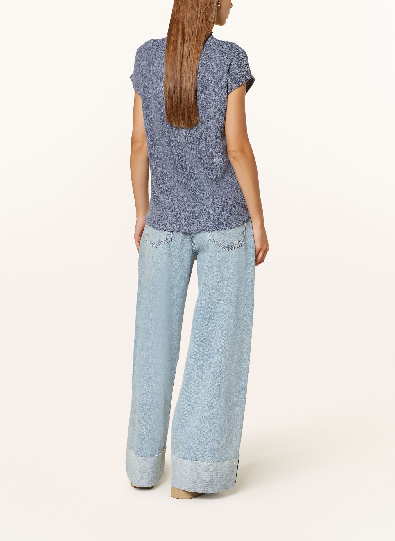 MAC Wide leg jeans NEVADA: D272 urban azur blue