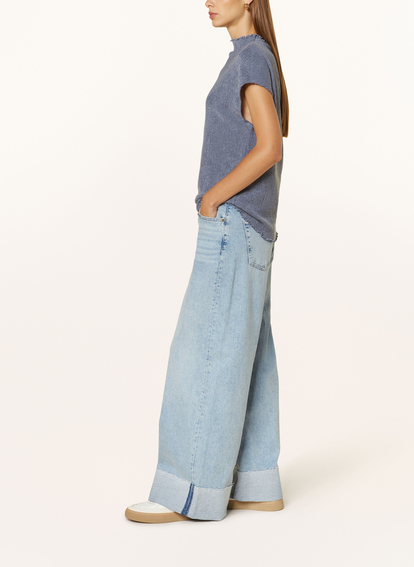 MAC Wide leg jeans NEVADA: D272 urban azur blue