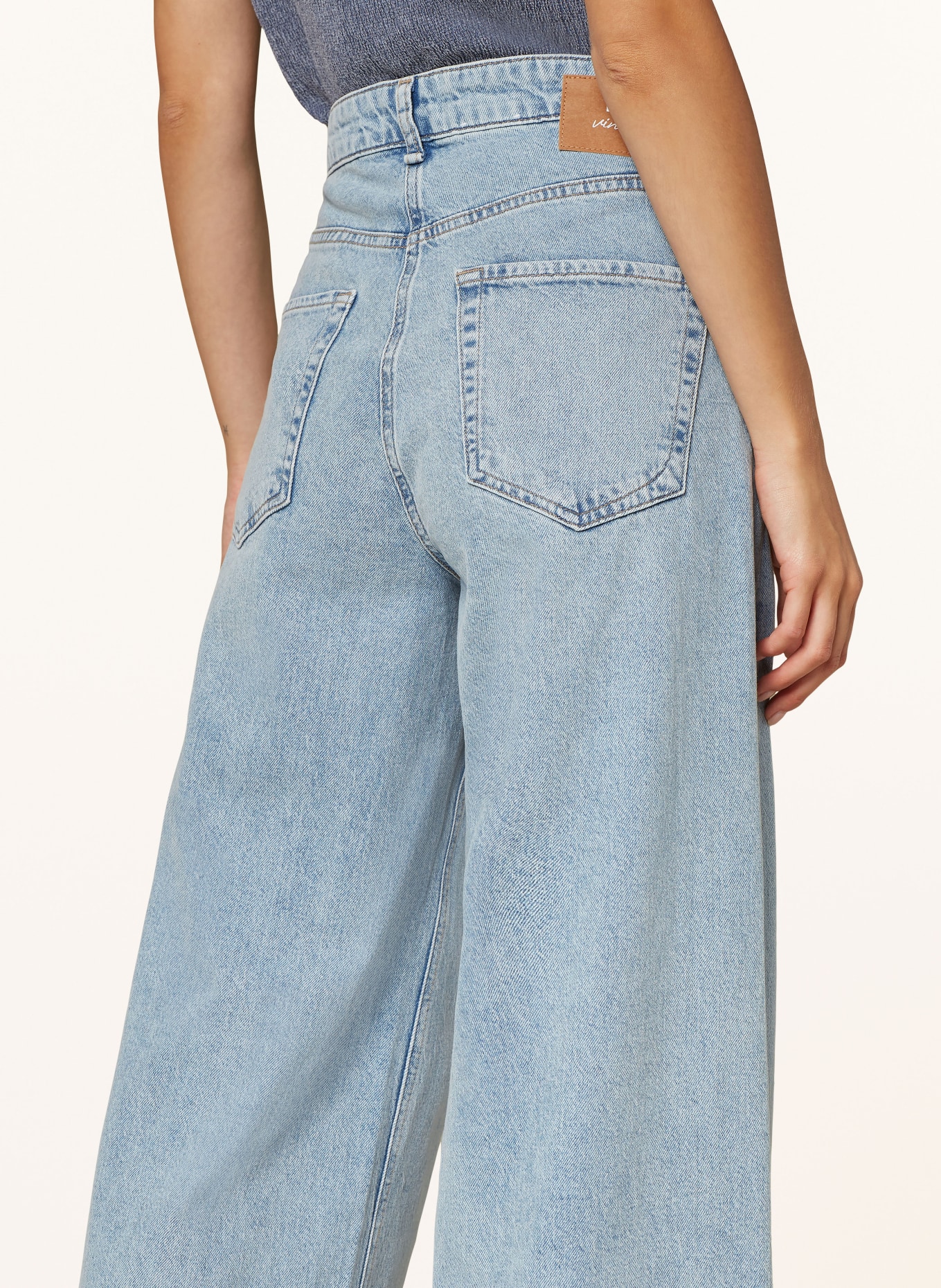 MAC Wide leg jeans NEVADA: D272 urban azur blue