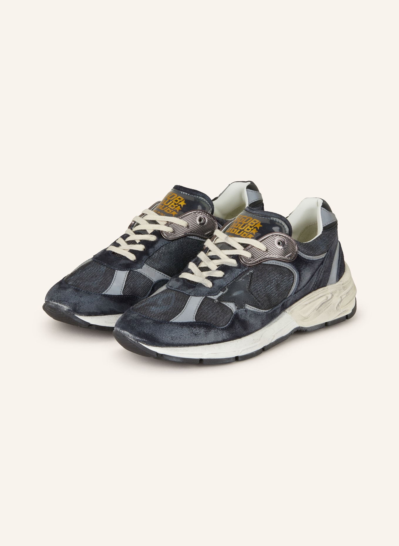 GOLDEN GOOSE Sneaker RUNNING DAD: BLAU/ SCHWARZ