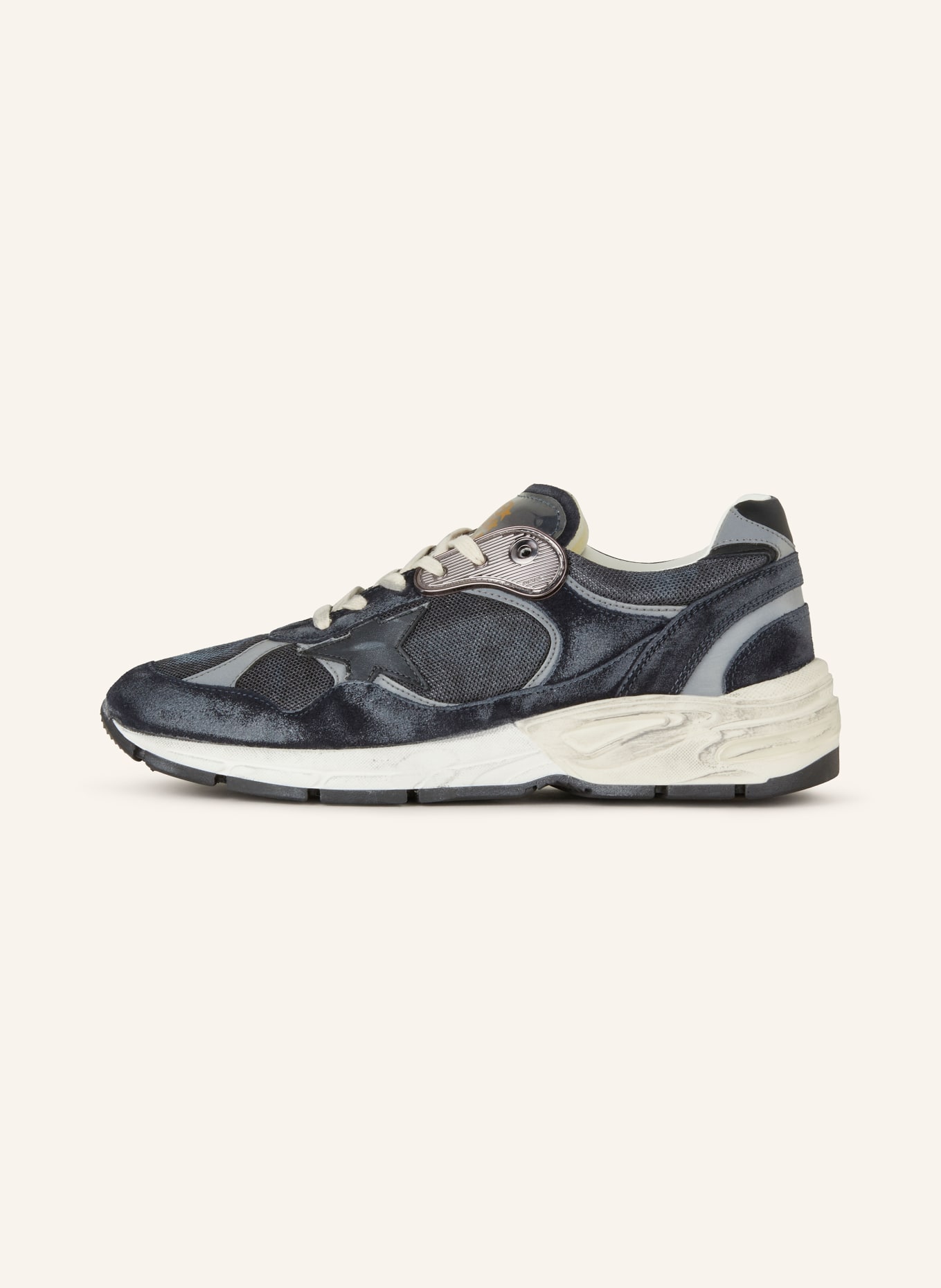 GOLDEN GOOSE Sneaker RUNNING DAD: BLAU/ SCHWARZ