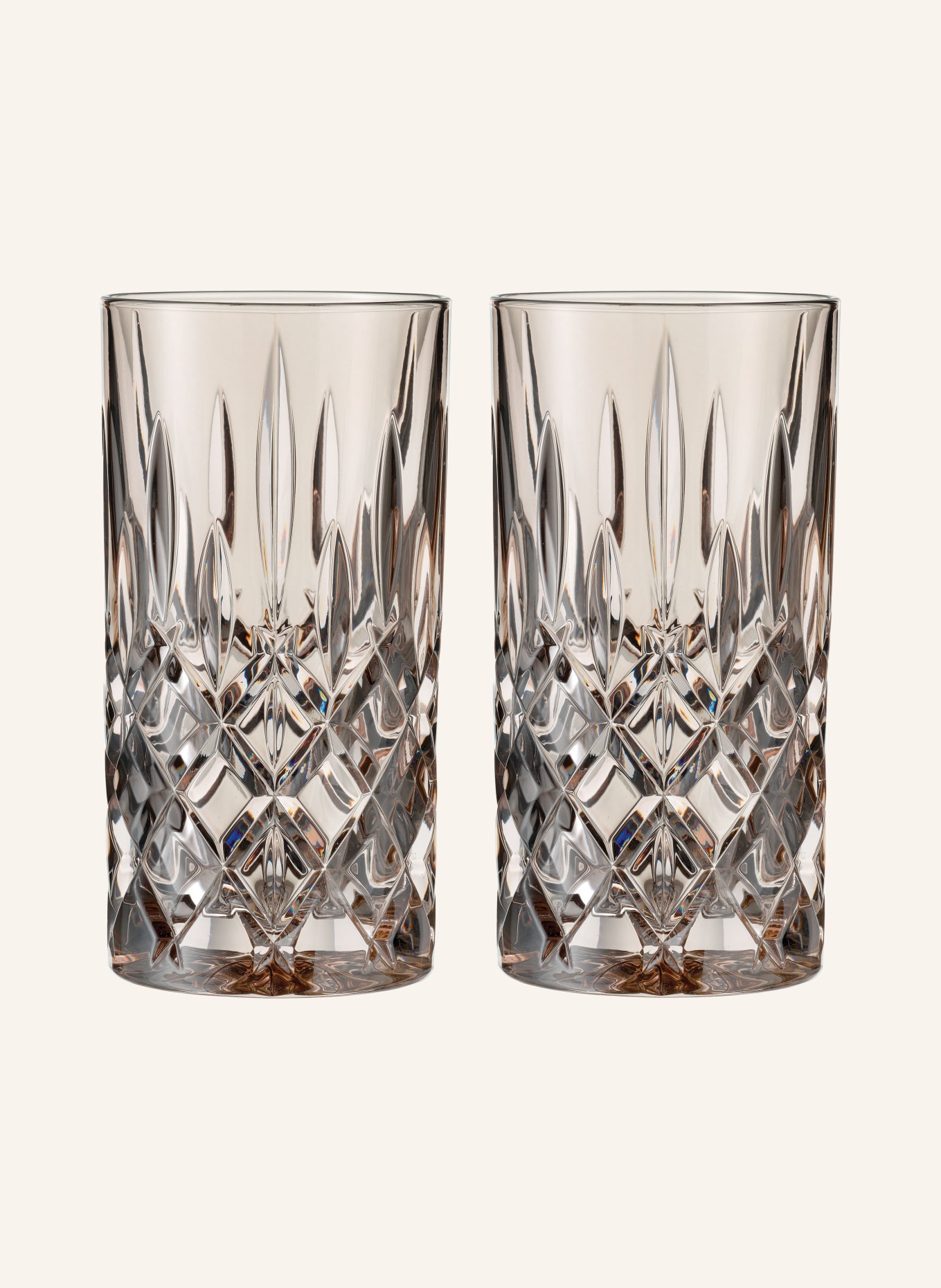 Nachtmann 2er-Set Longdrinkgläser NOBLESSE: ROSÉ