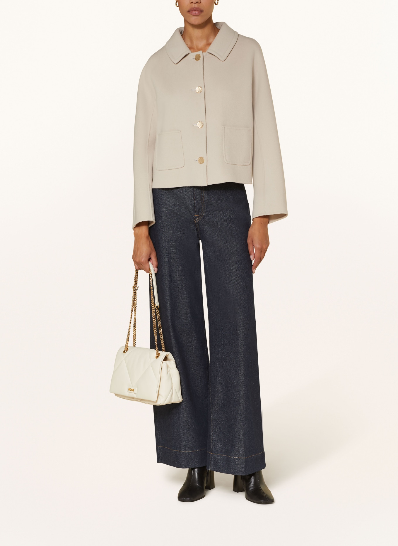 S Max Mara Boxy jacket SOGNO in cream