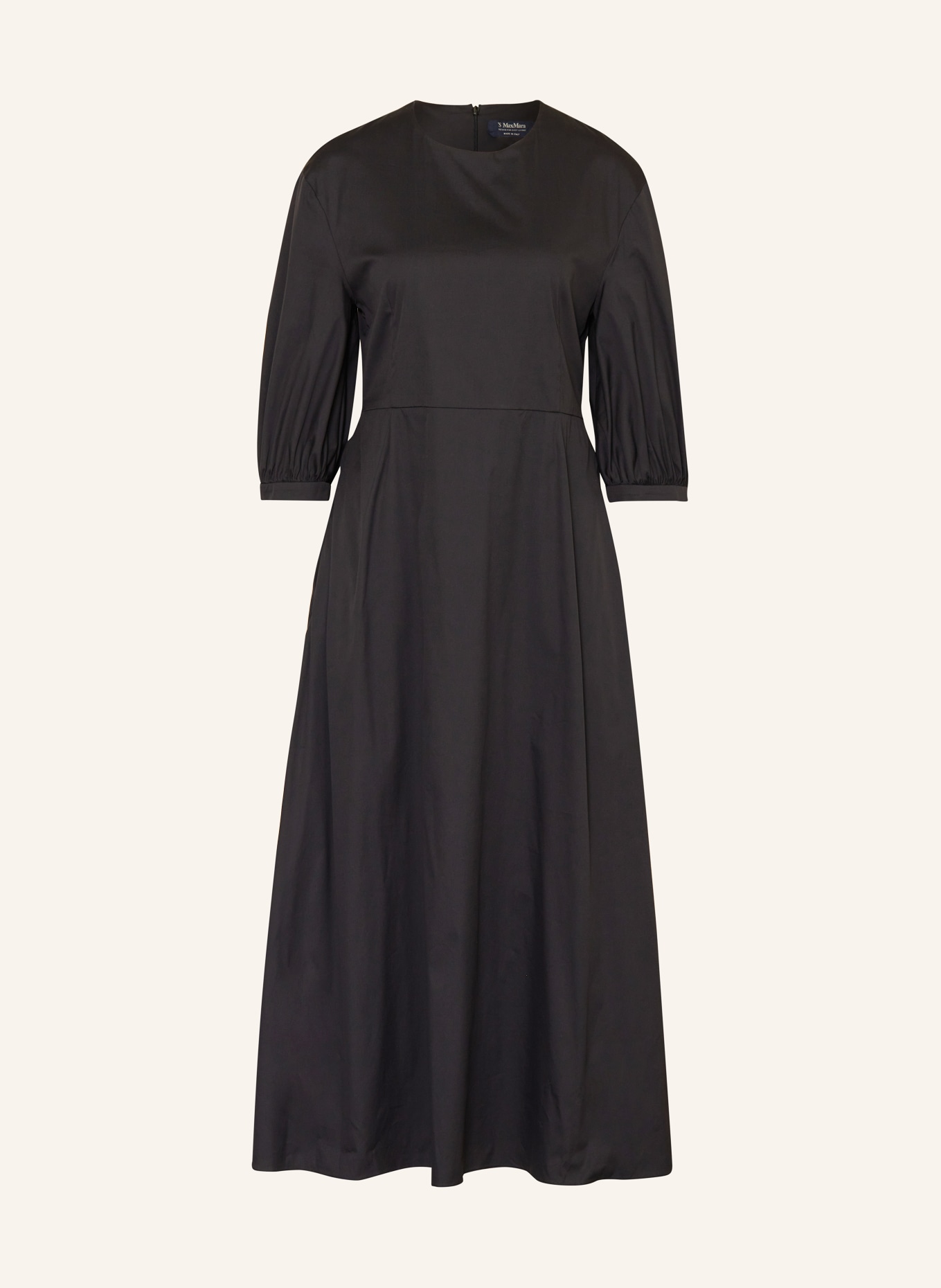 S Max Mara Šaty CLEA s 3/4 rukávem: ČERNÁ