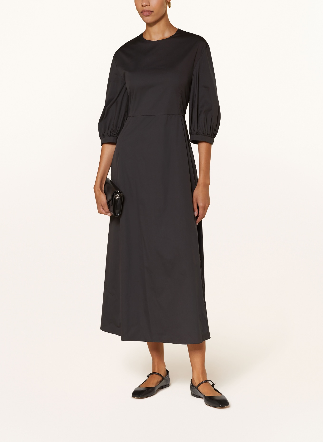 S Max Mara Šaty CLEA s 3/4 rukávem: ČERNÁ